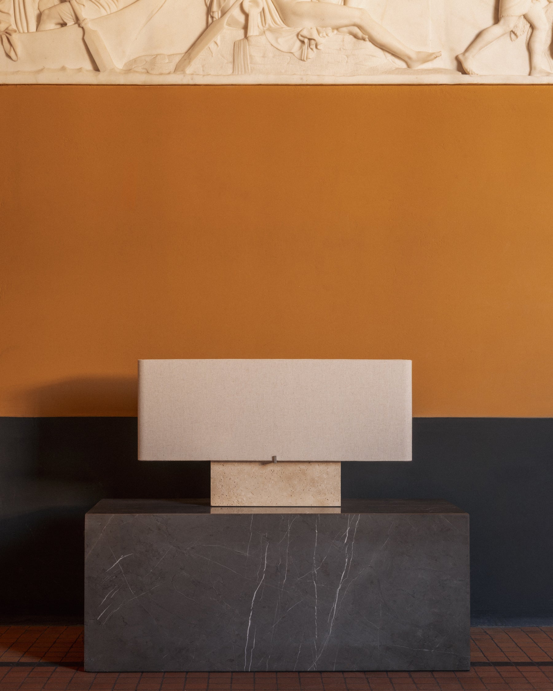 Nonna Table Lamp Wide - Travertine