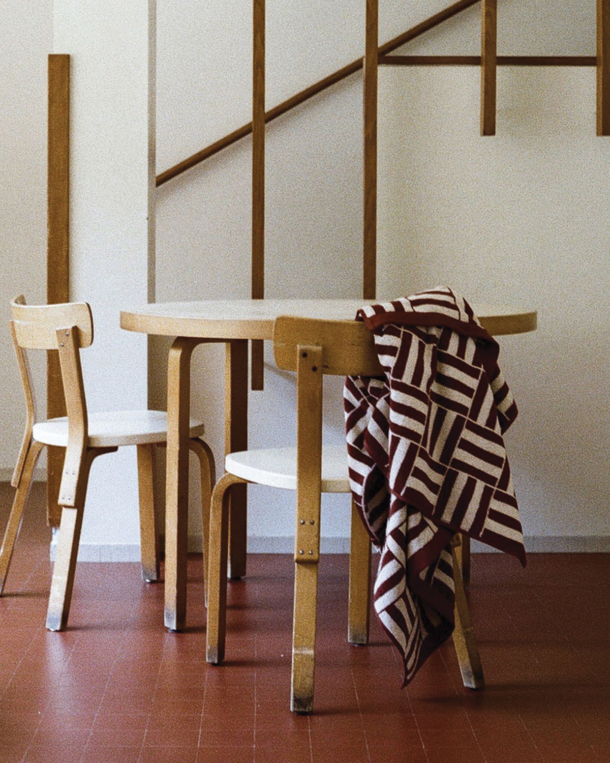 Willis Pool Towel - Mudbrick & Crème