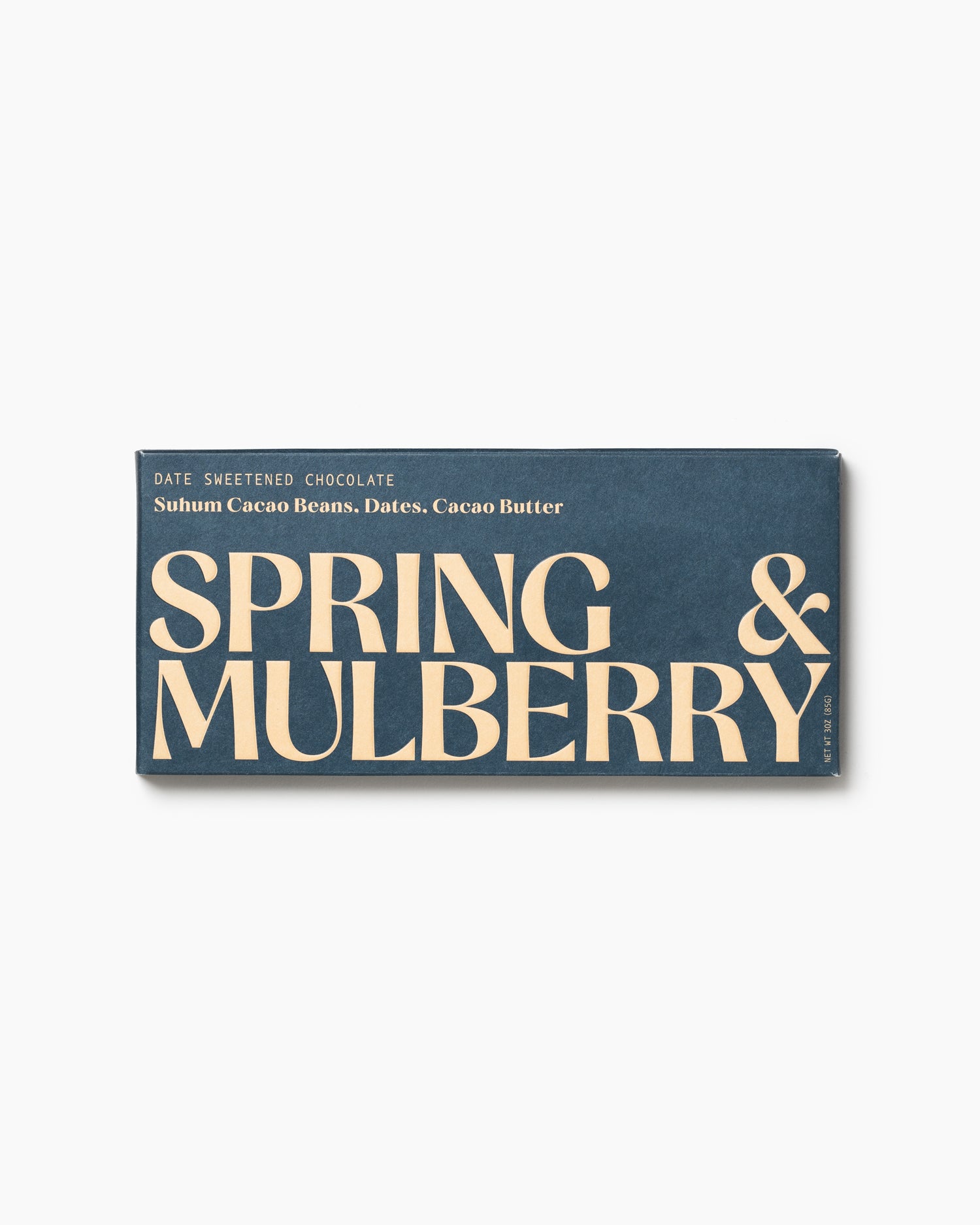Bar 01 Pure Dark Chocolate - Spring & Mulberry