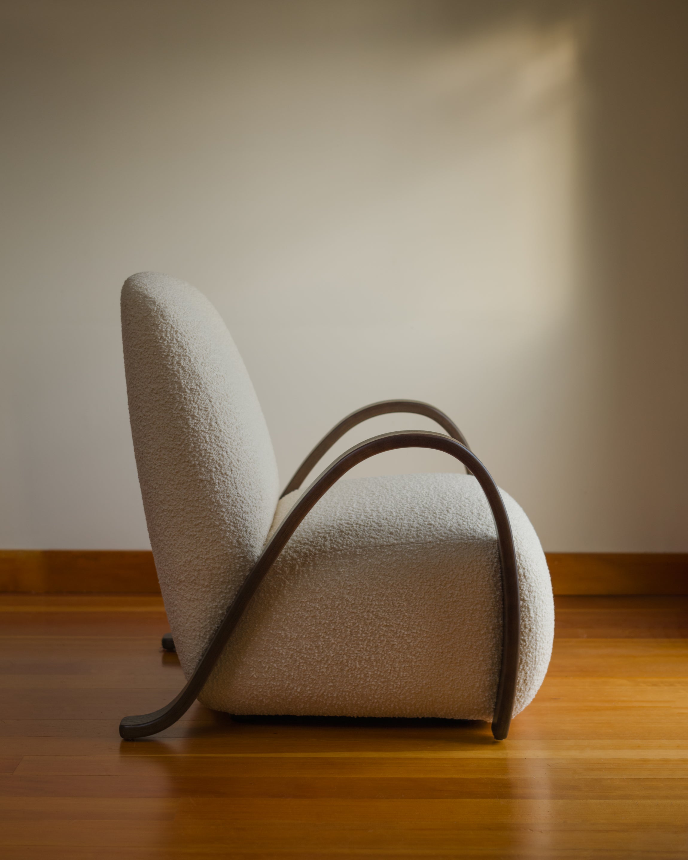 Buur Lounge Chair - Nordic Bouclé Off-white