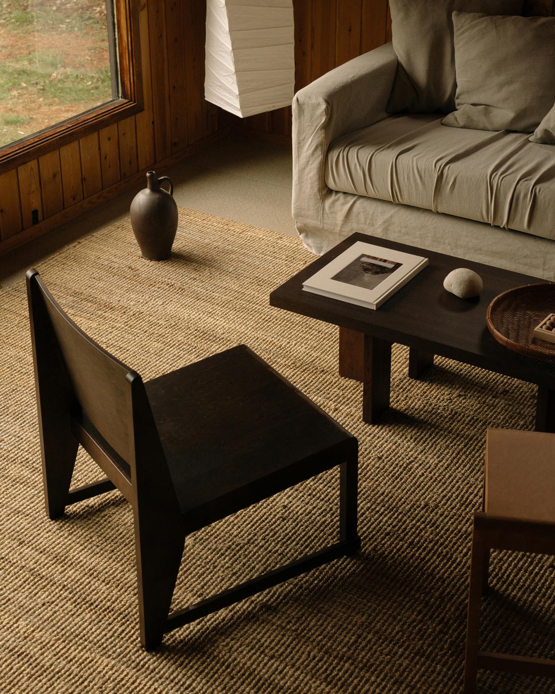 EASY CHAIR 01 - Dark Brown Birch