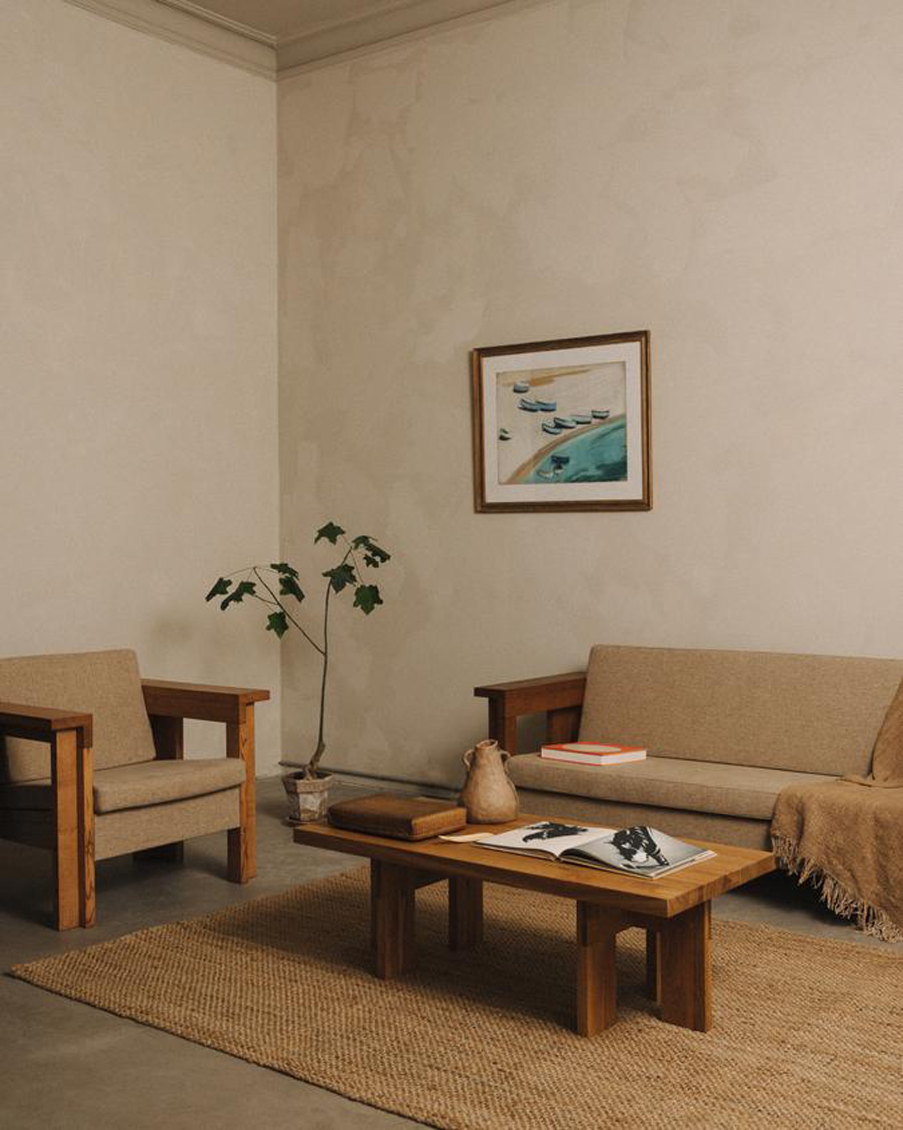 FARMHOUSE COFFEE TABLE - Rectangle - Natural Oak