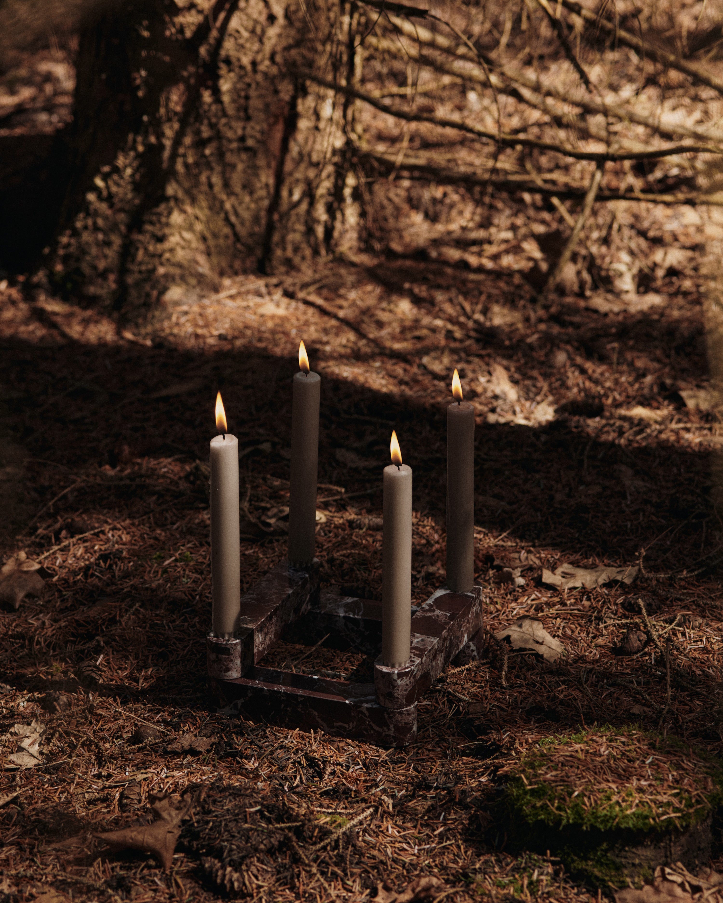 Newel Modular Candle Holder - Rosso