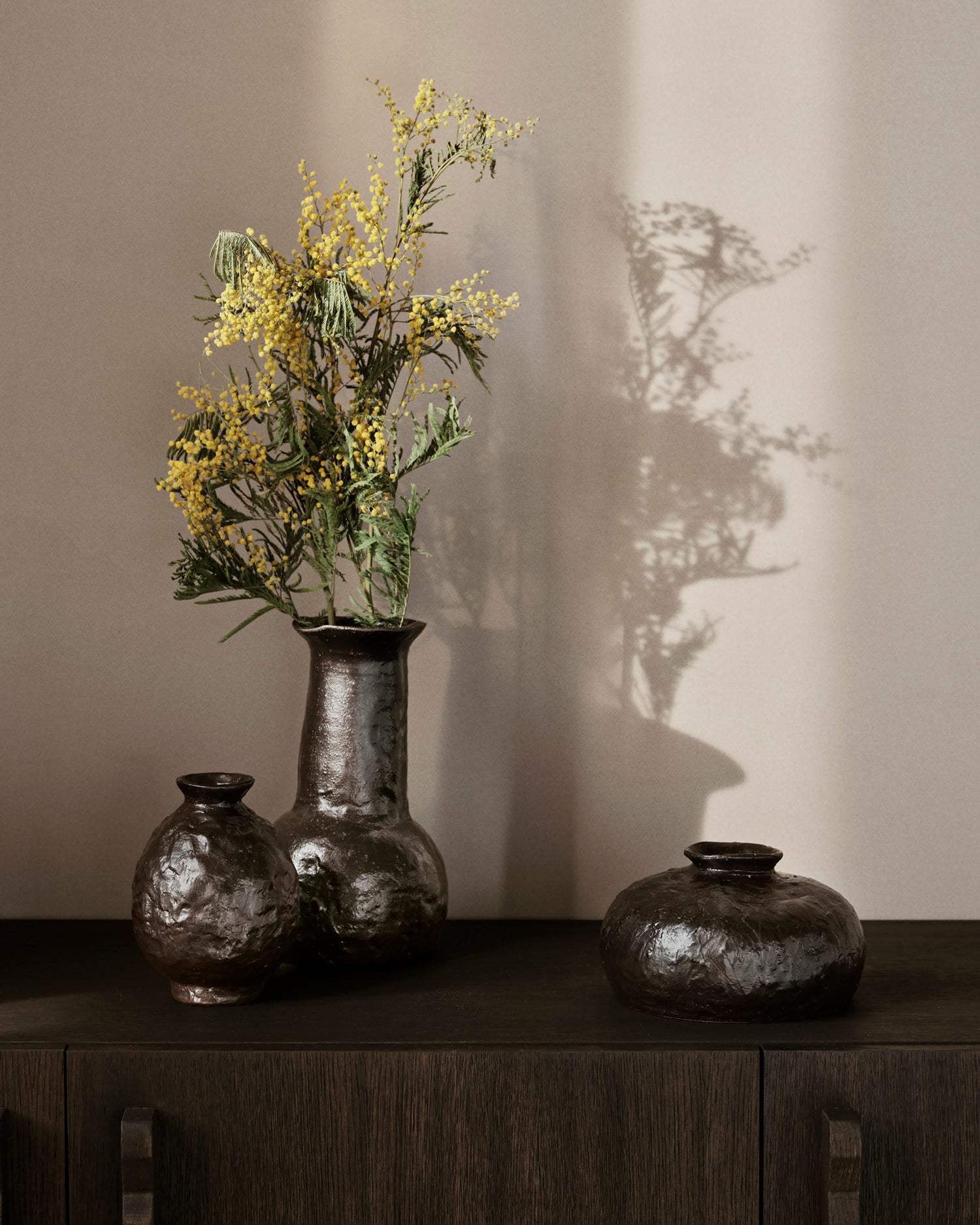 Doro Vase Large - Coffee