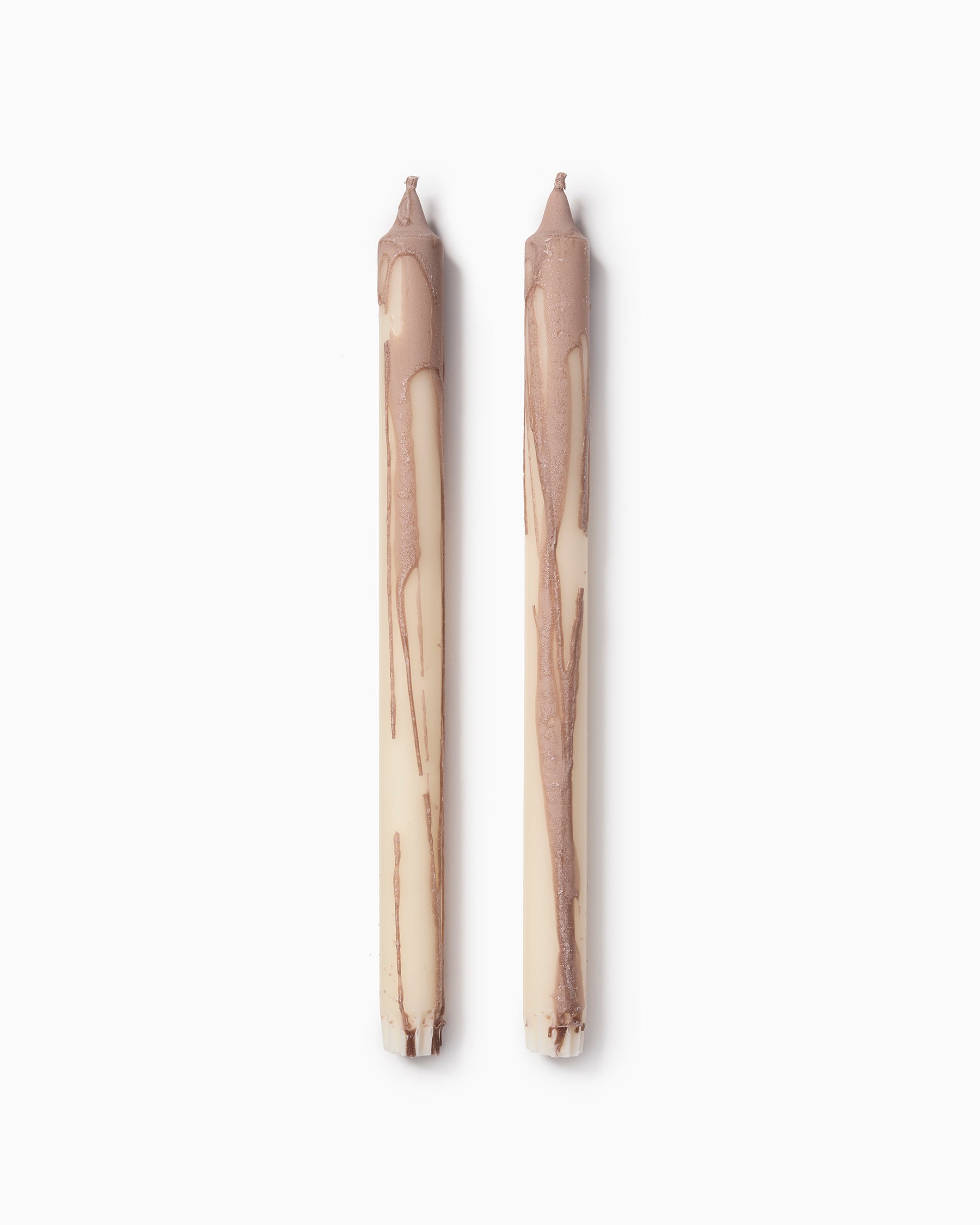 Dryp Candles - Set of 2 - Beige