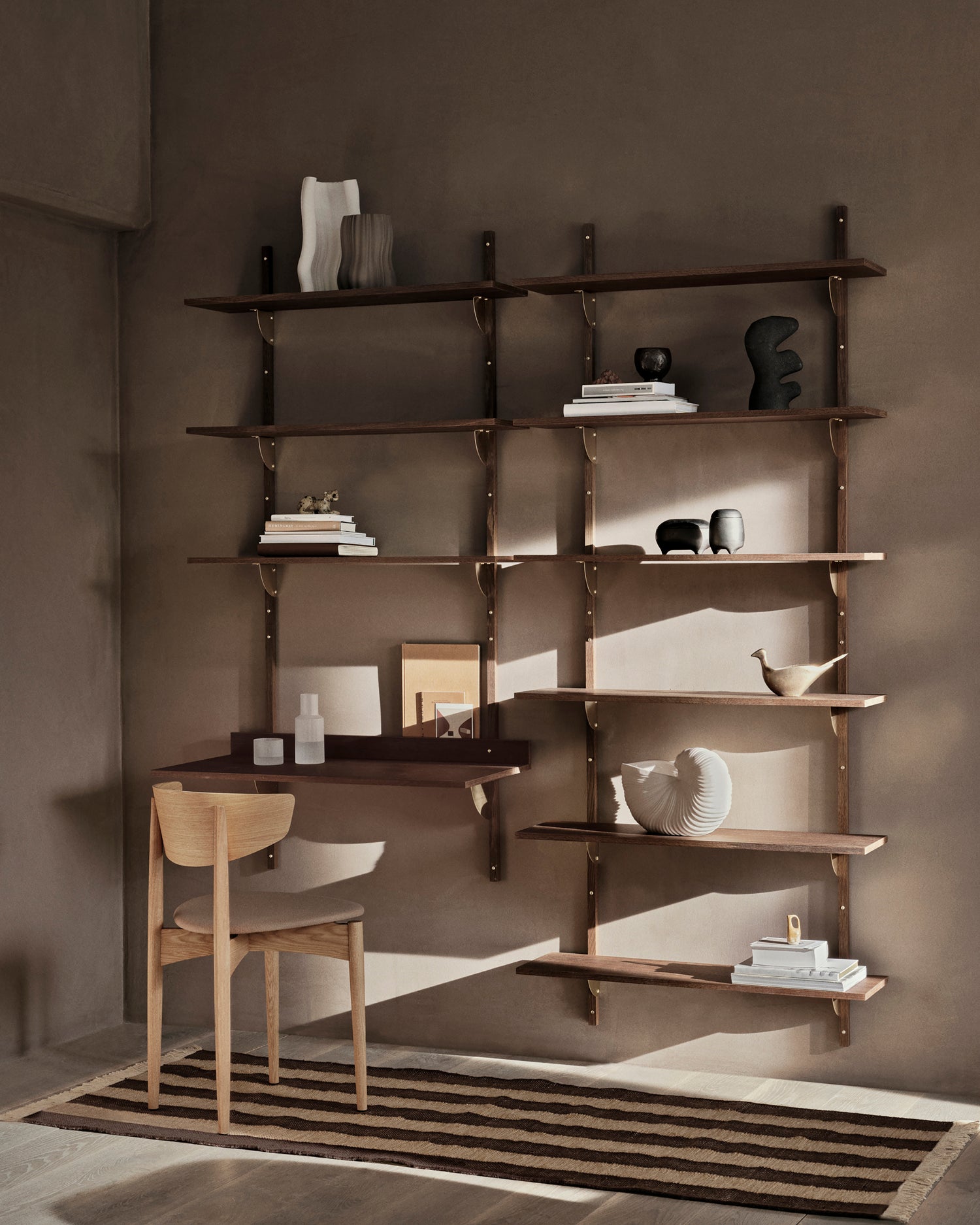 Ives Runner - 80 x 200 - Tan/Chocolate