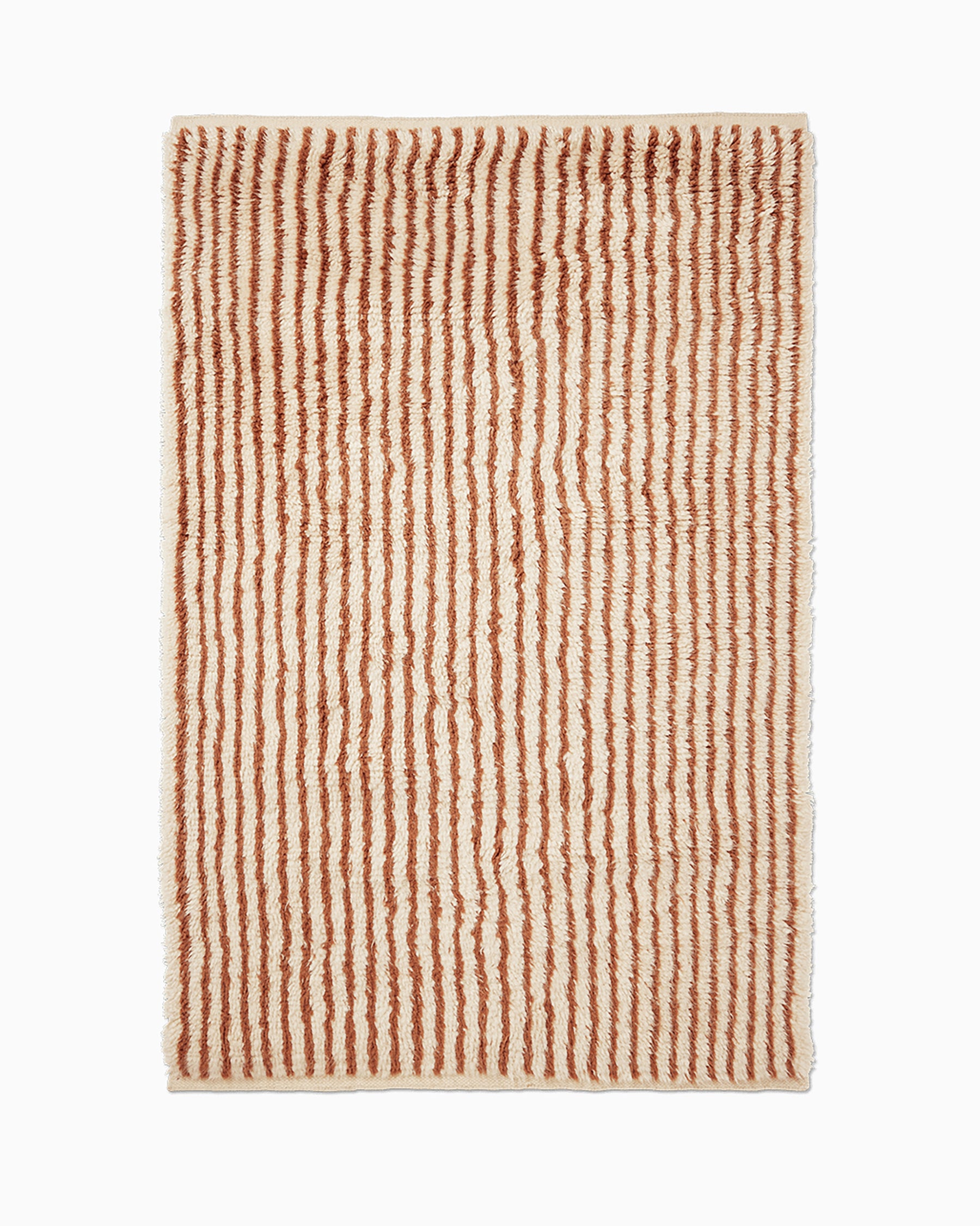 Kami Knotted Rug - Off-White/Red Brown