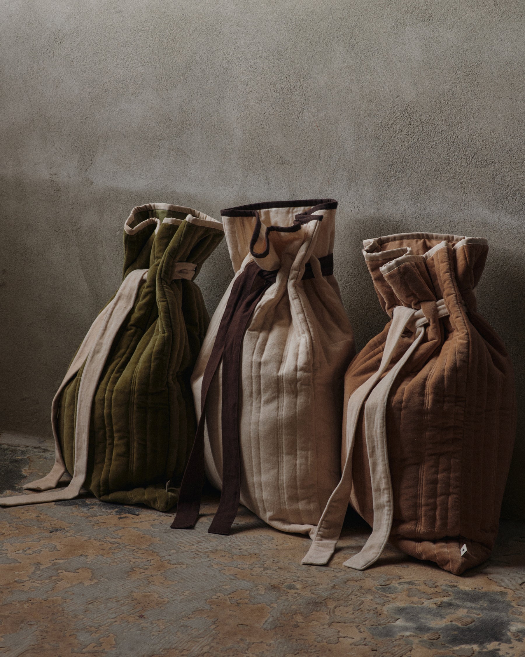 Vari Quilted Sack - Tan