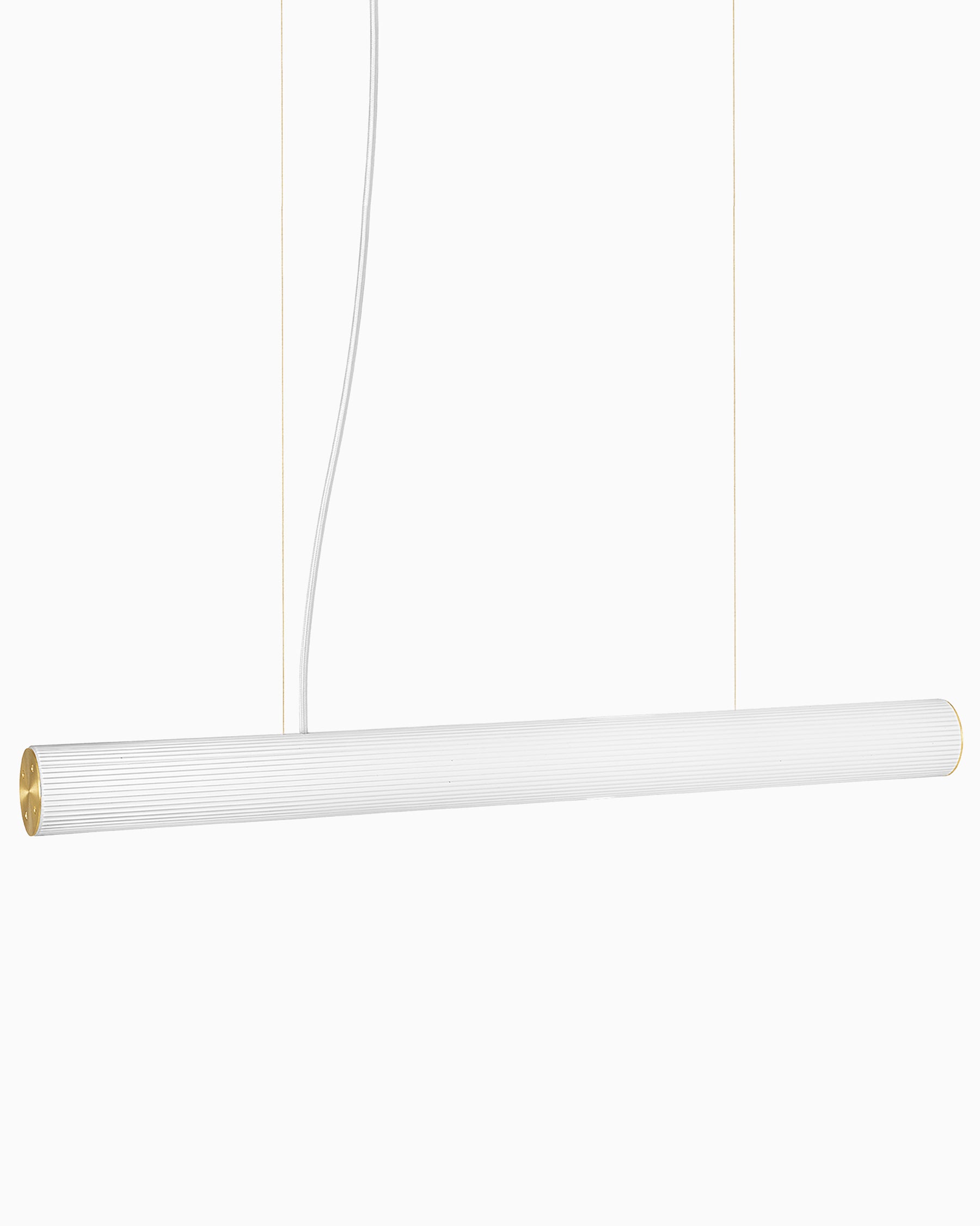 Vuelta Pendant II 100 - White/Brass