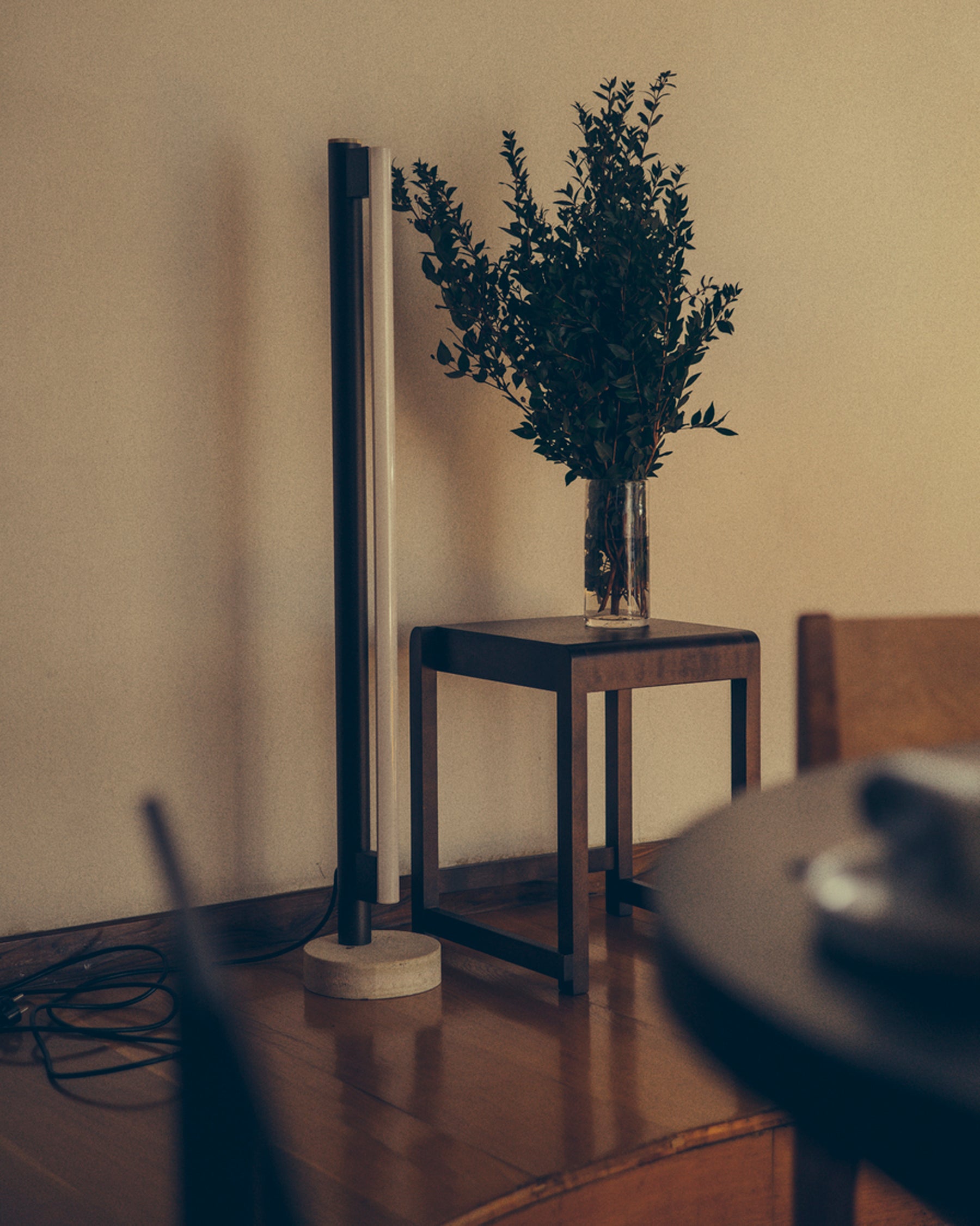 LOW STOOL 01 - Dark Brown Birch