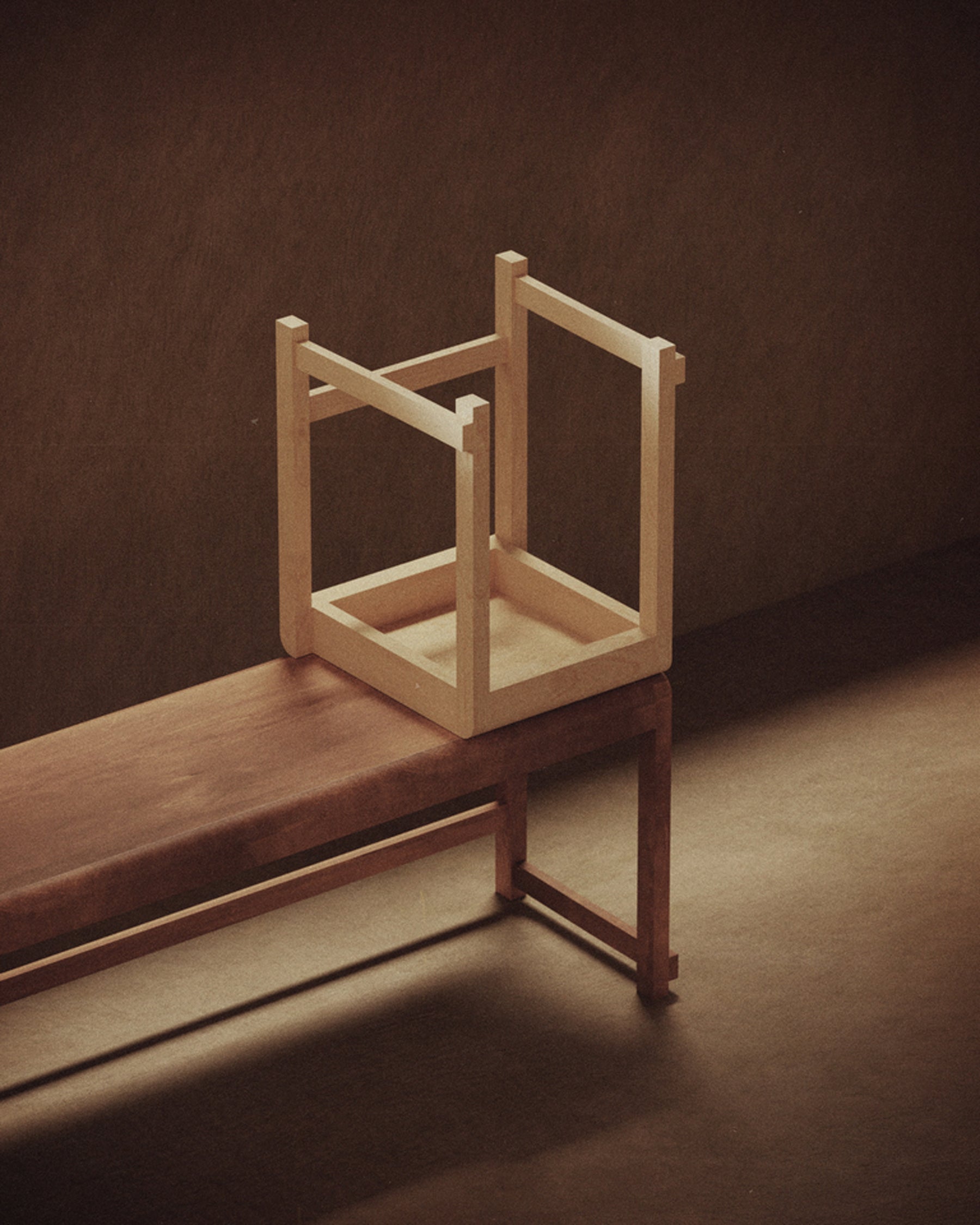 LOW STOOL 01 - Natural Birch