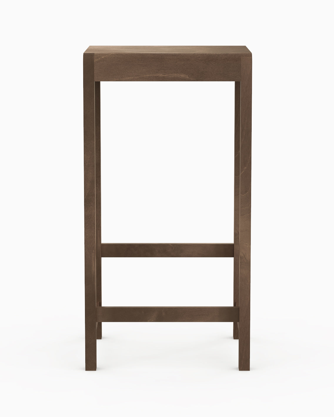 STOOL 01 H76 - Dark Brown Birch