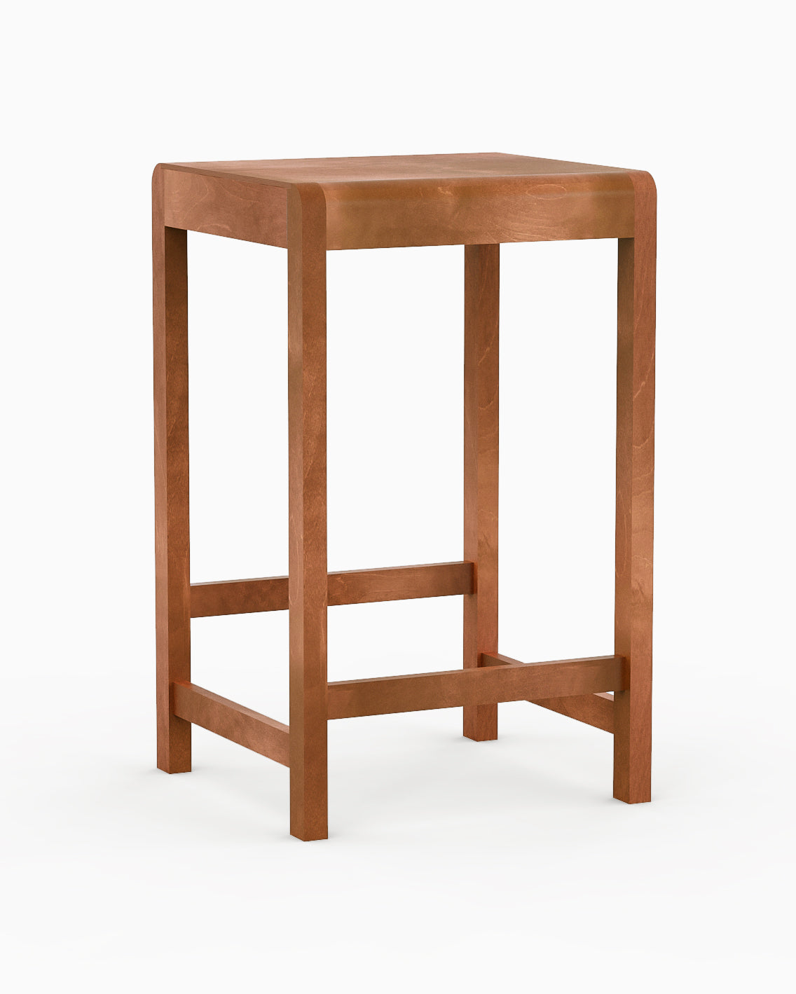 STOOL 01 H65 - Warm Brown Birch