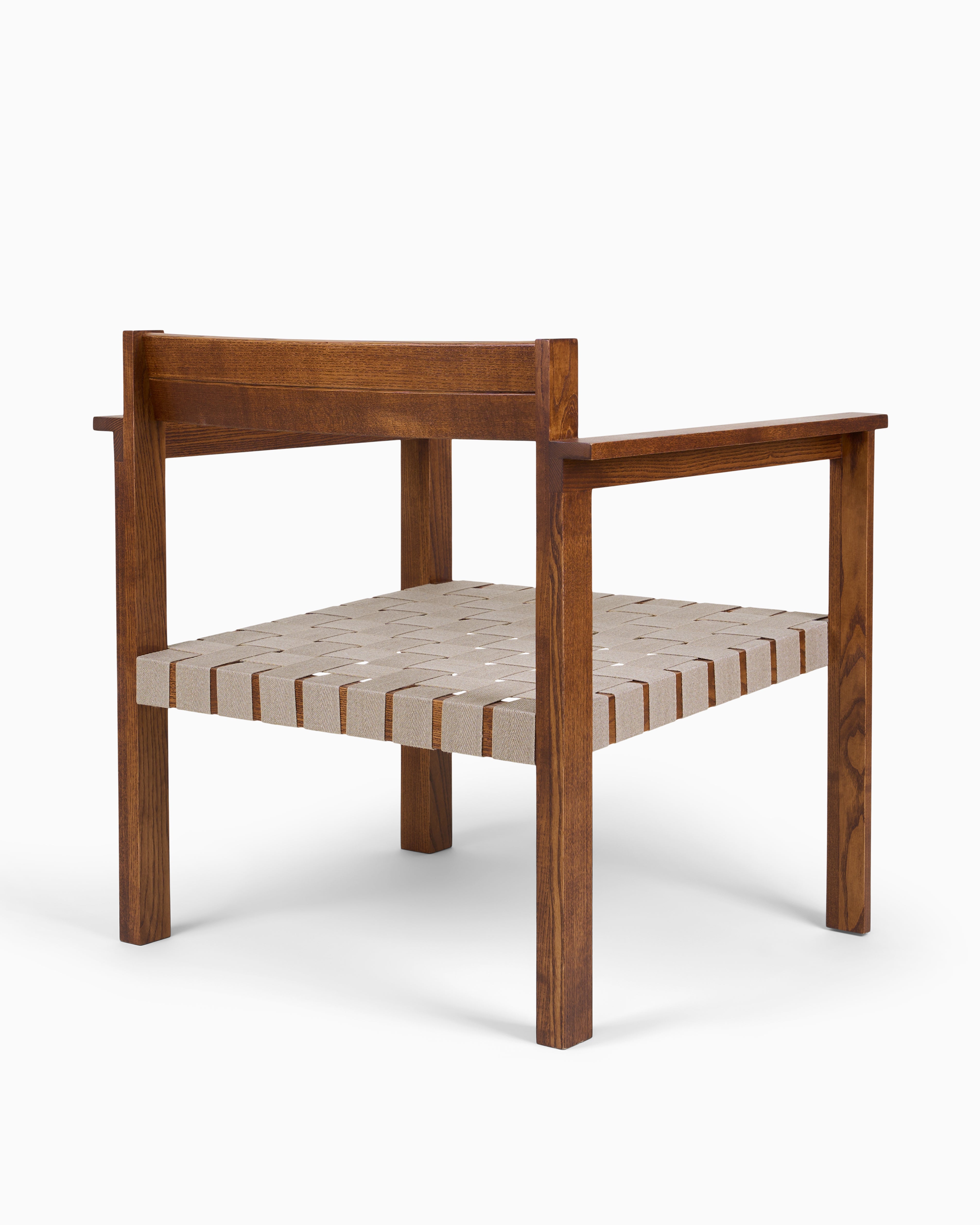 SYMMETRY EASY CHAIR - Ash Wood / Oat Fabric