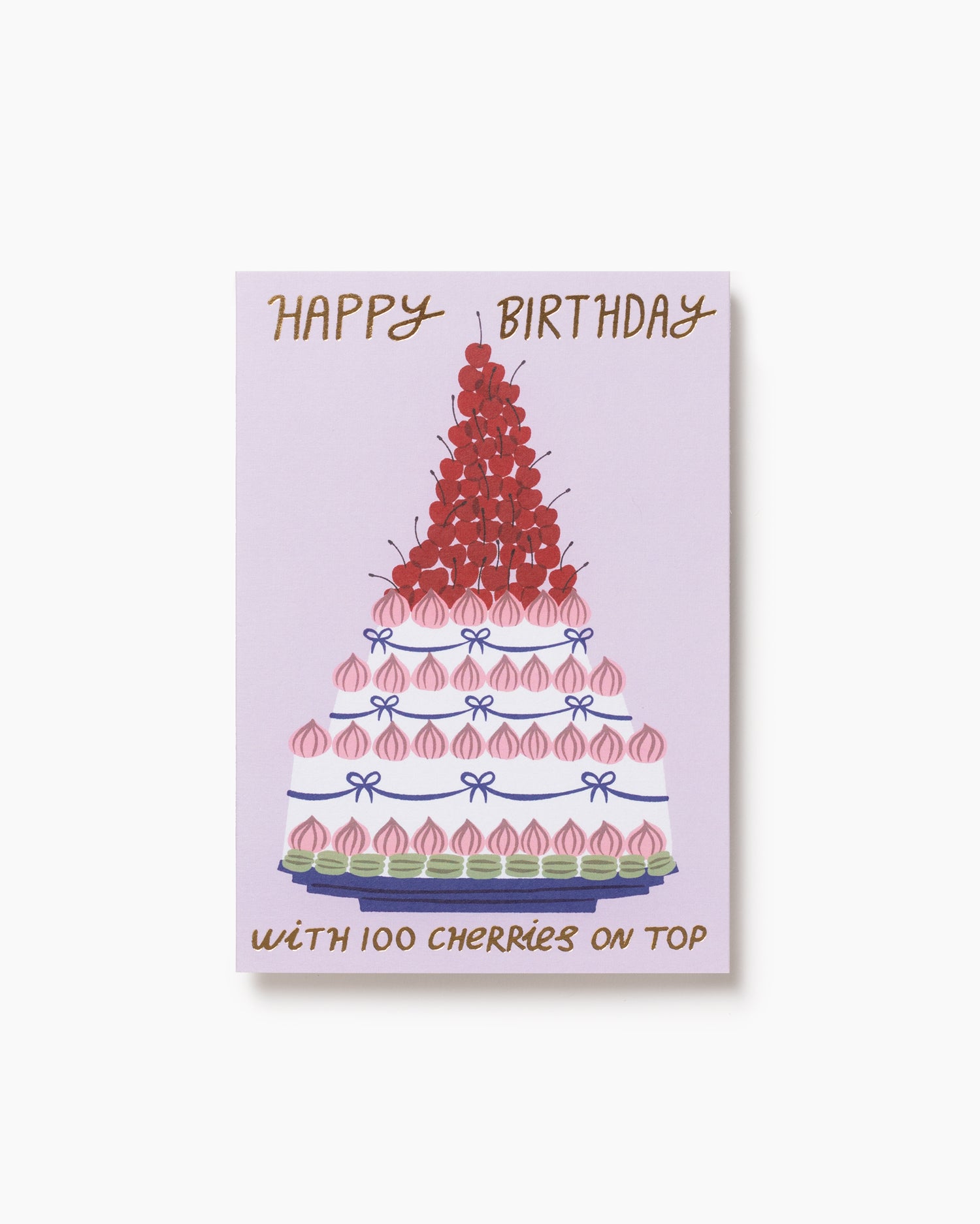 100 Cherries Happy Birthday Card