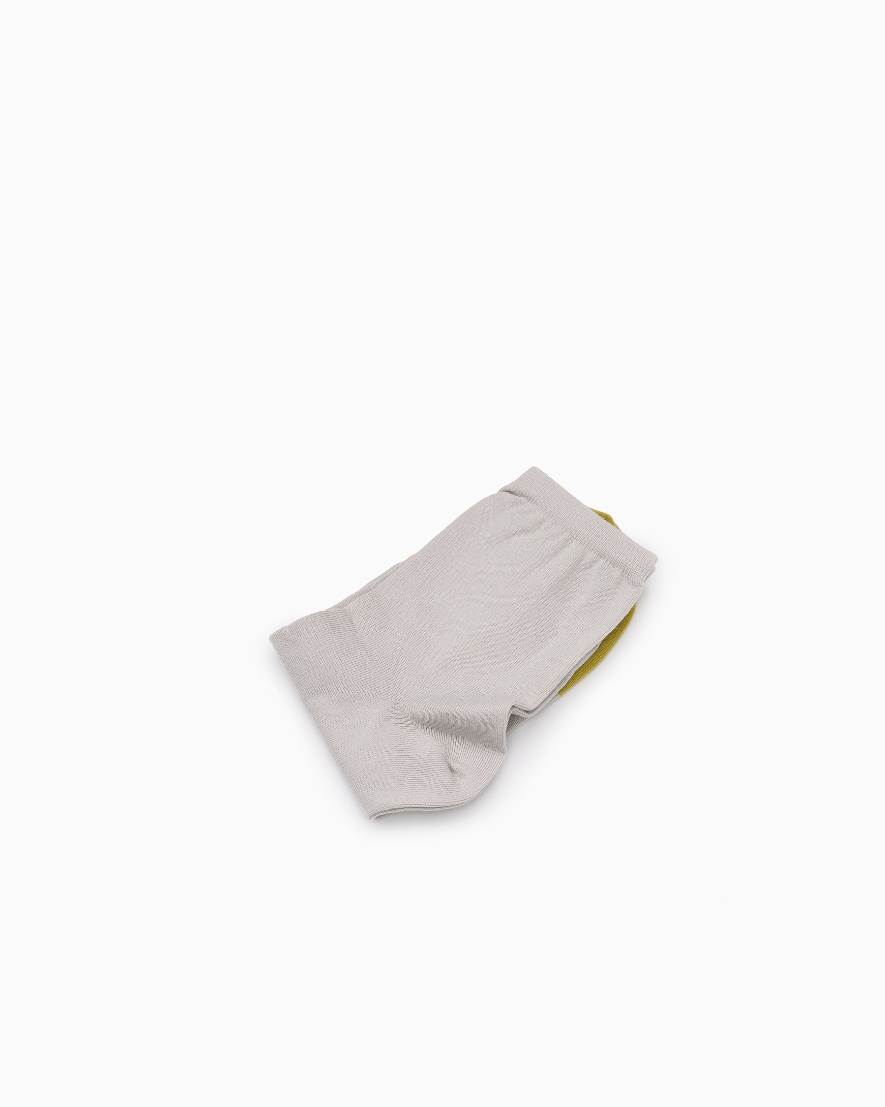 High Twisted Cotton Socks - Light Gray