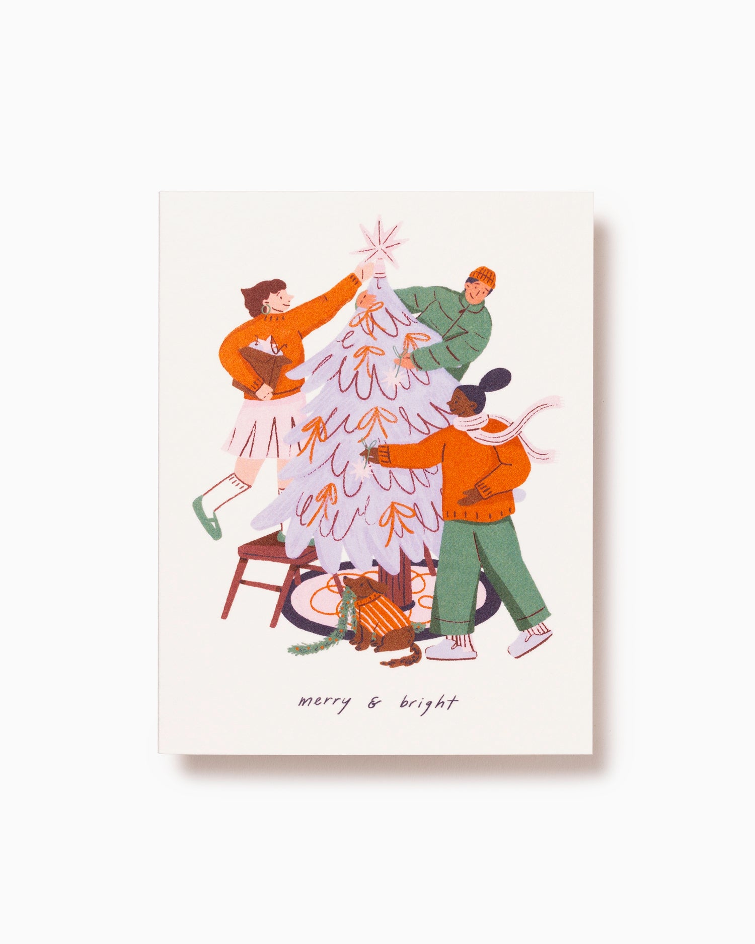Merry & Bright - Greeting Card