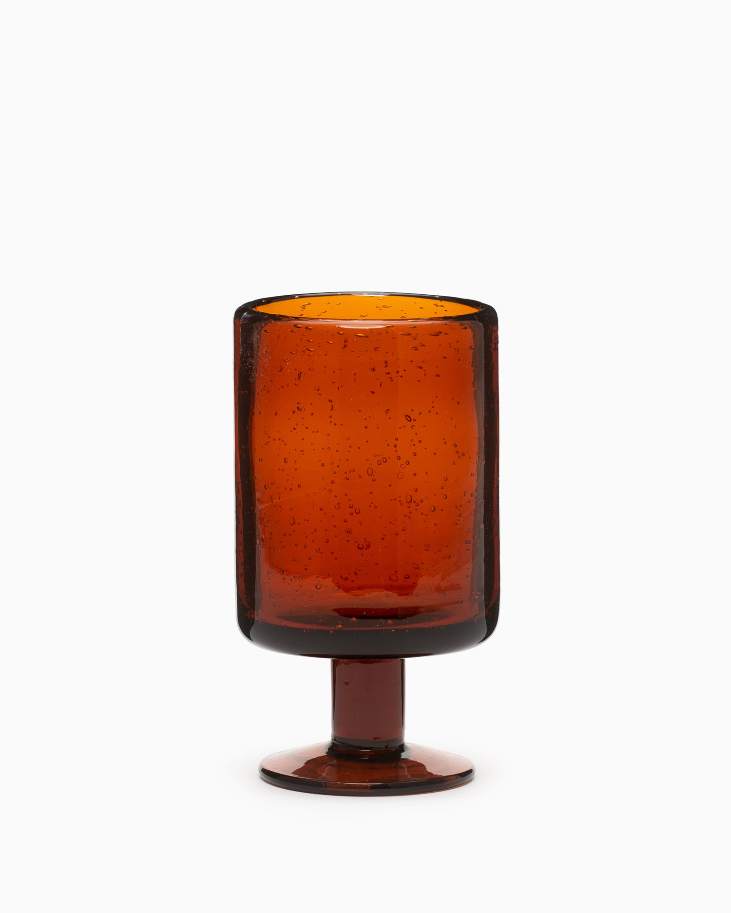 Oli Wine Glass - Amber