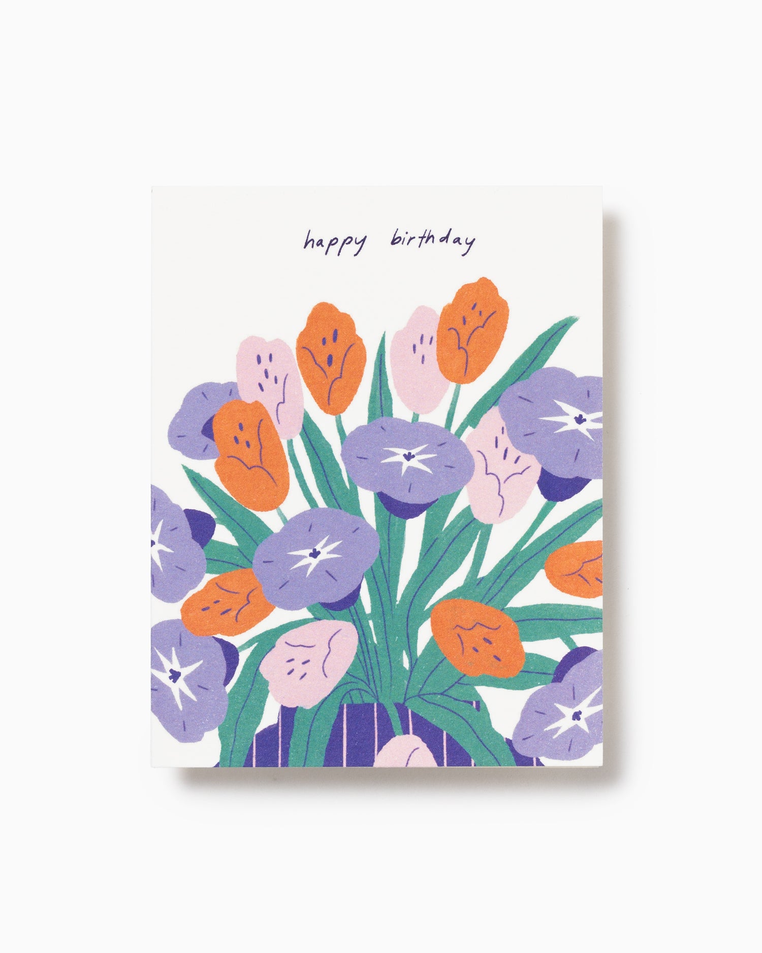 Happy Birthday - Fleurs Greeting Card