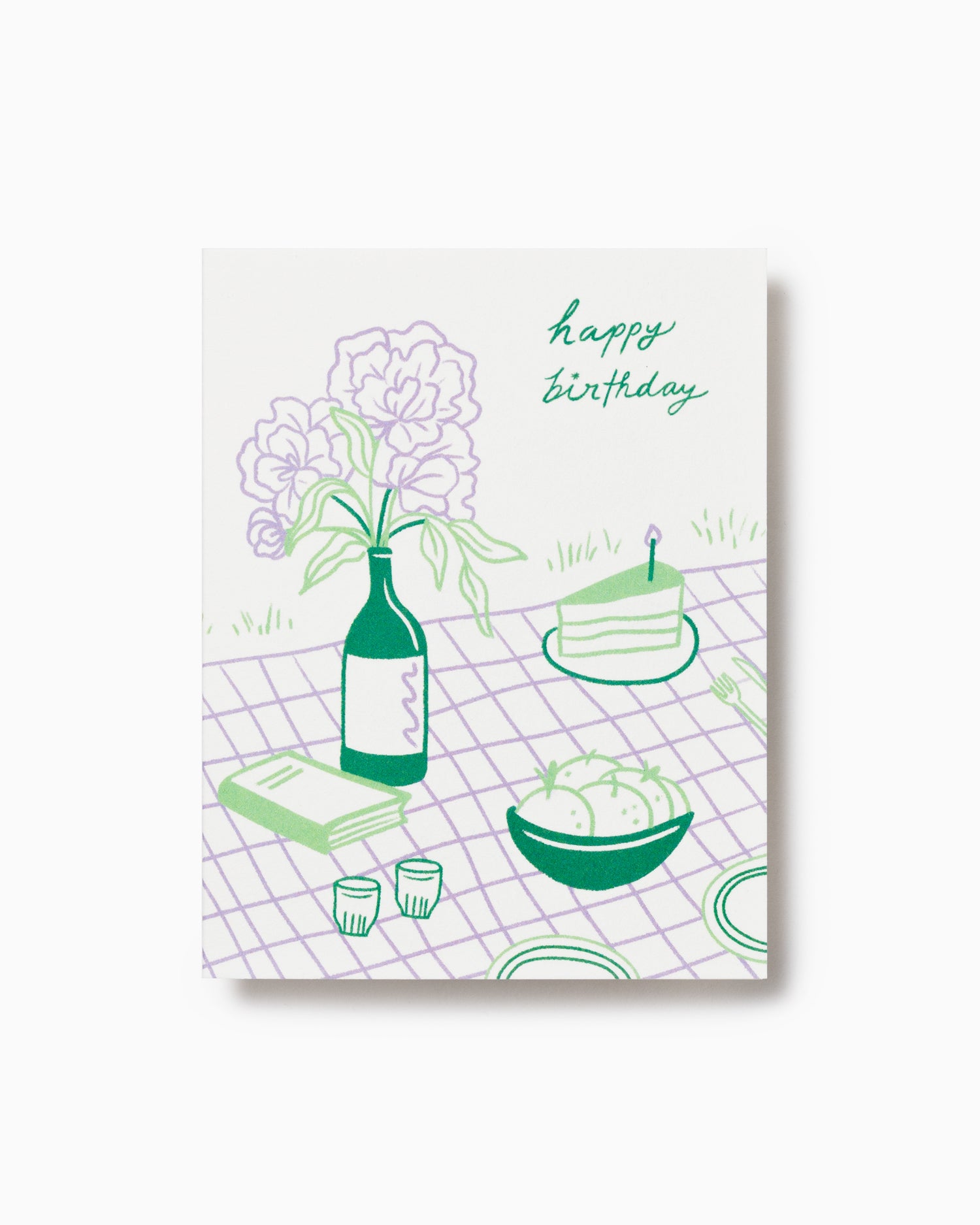 Happy Birthday - Picnic Greeting Card