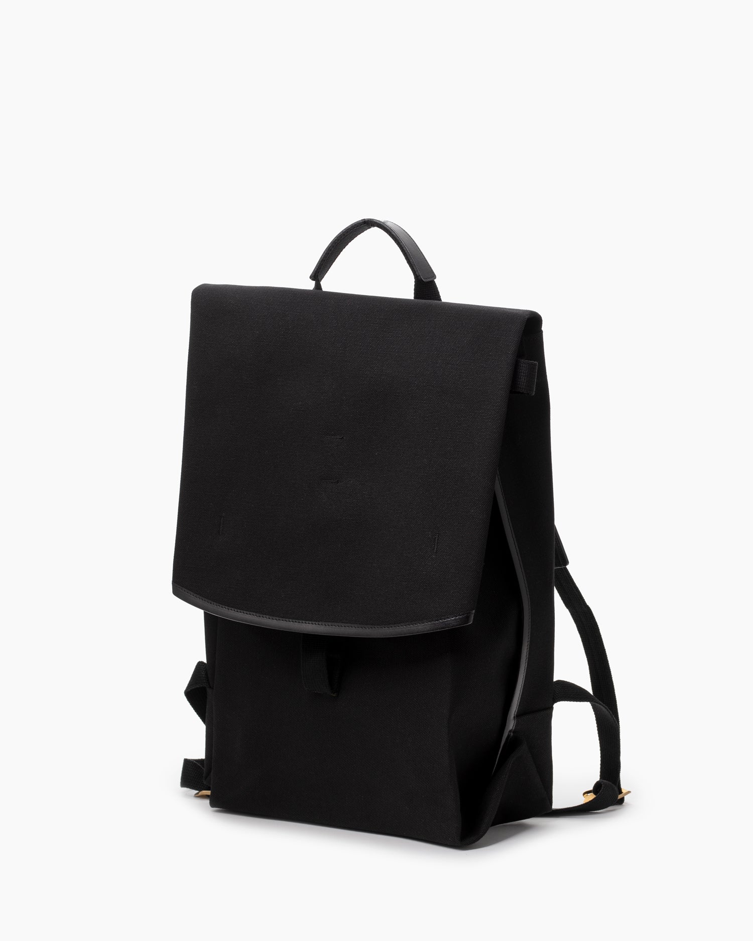 SFI. Fold Top Rucksack - Black/Black