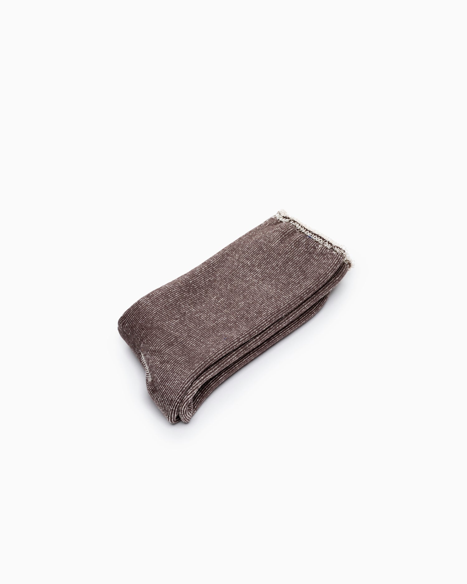 Silk Cotton Lounge Socks - Mocha Brown