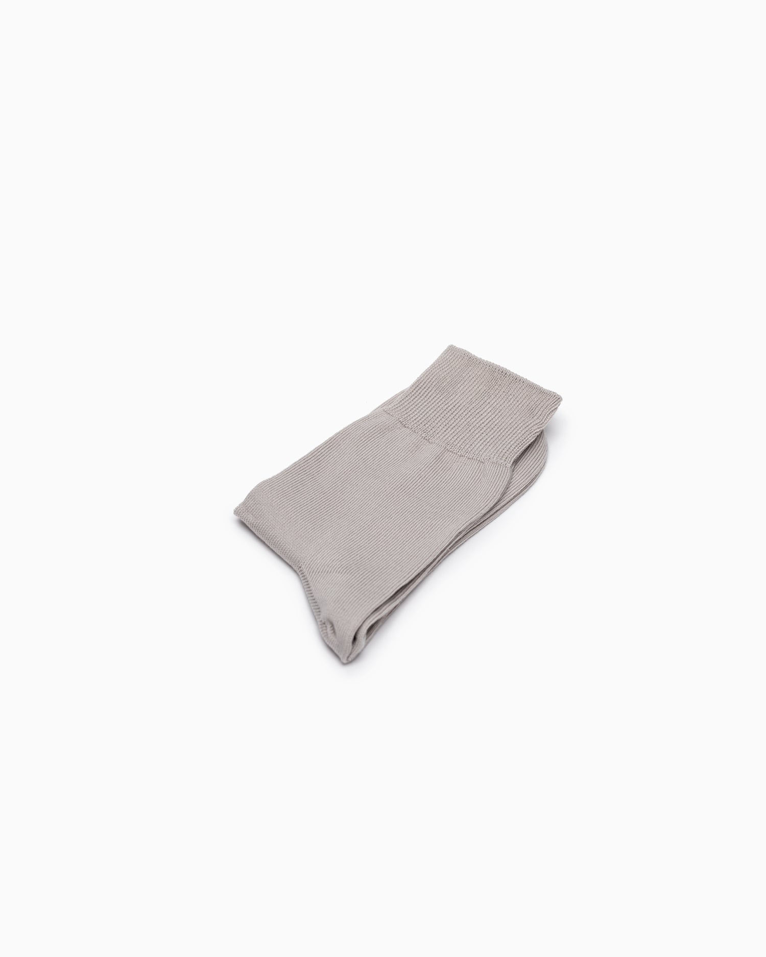 Egyptian Cotton Plain Socks - Light Gray