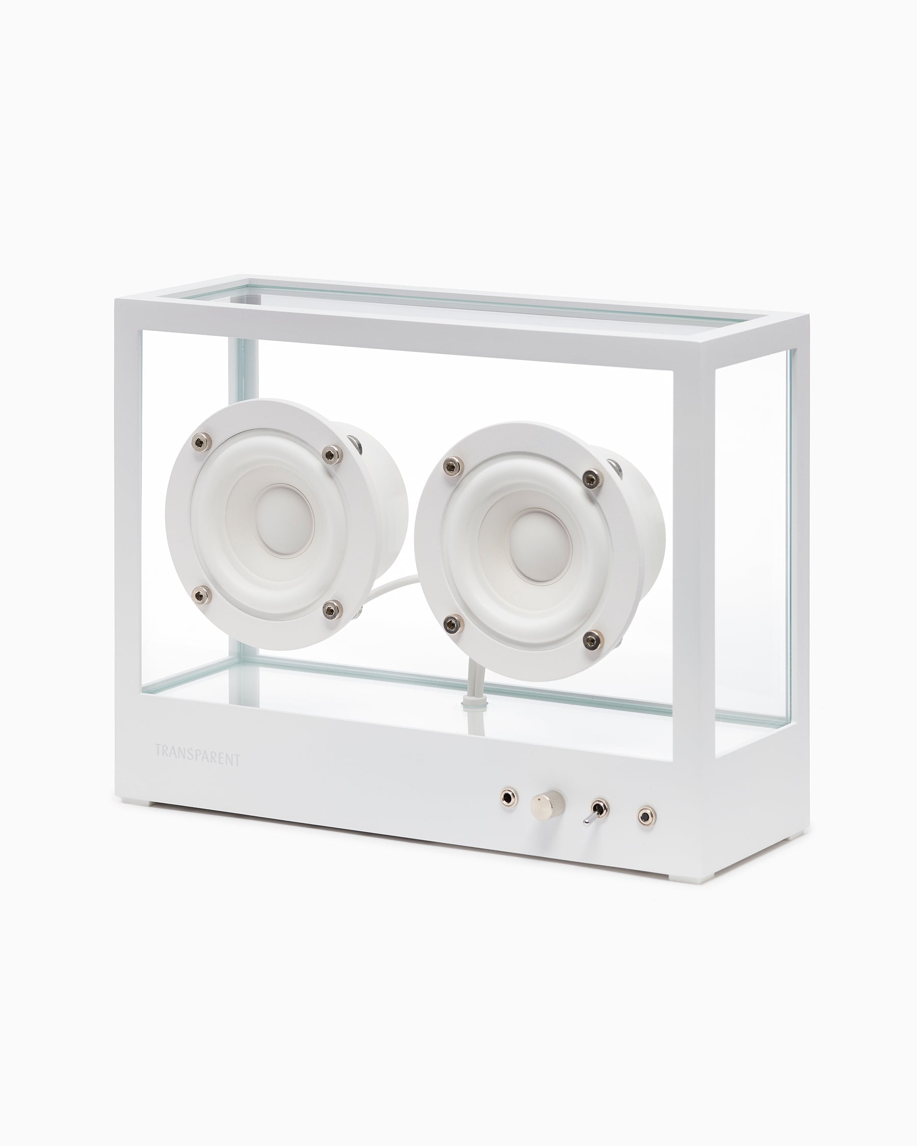 Small Transparent Speaker - White