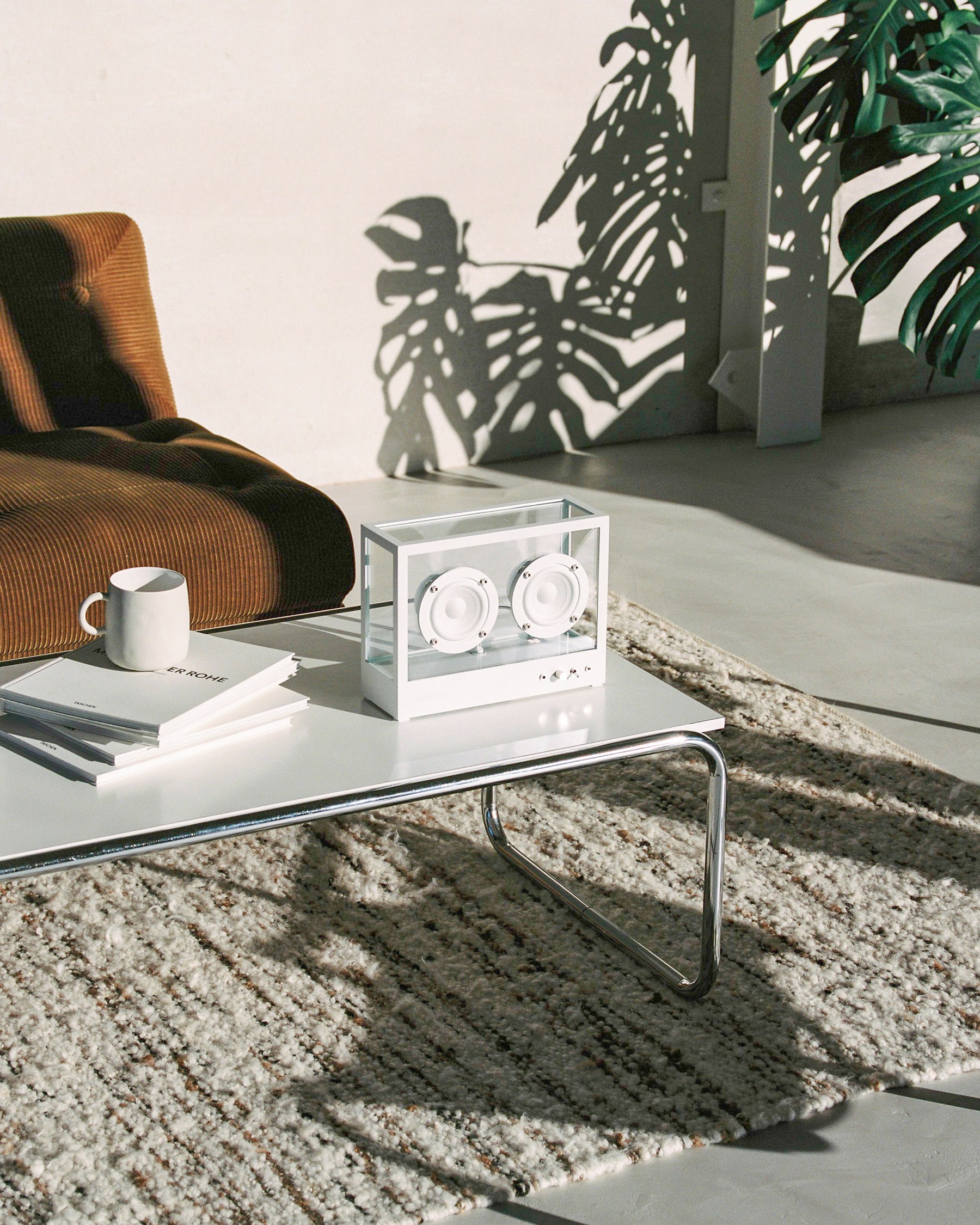 Small Transparent Speaker - White