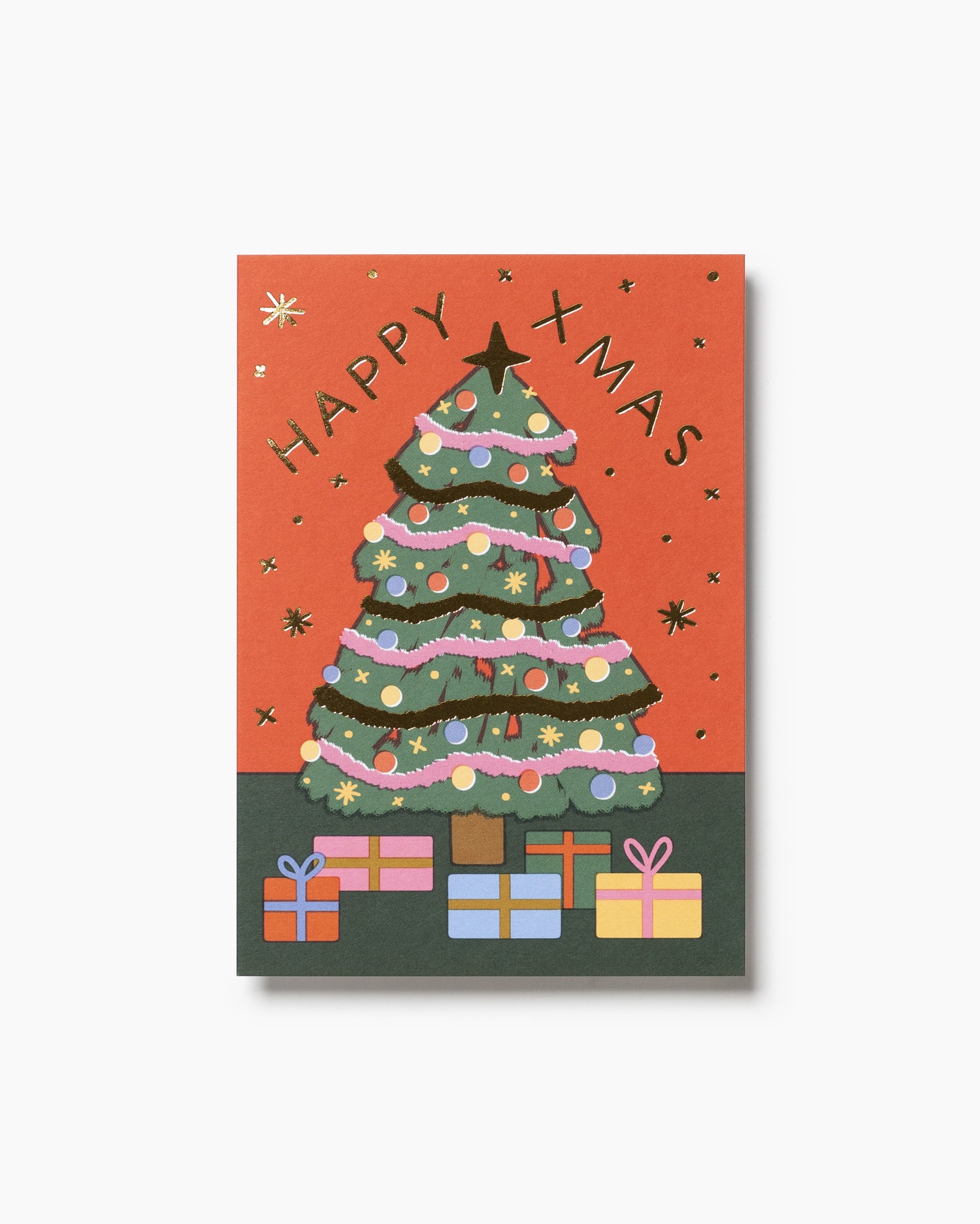 Happy Xmas Tree & Presents Card