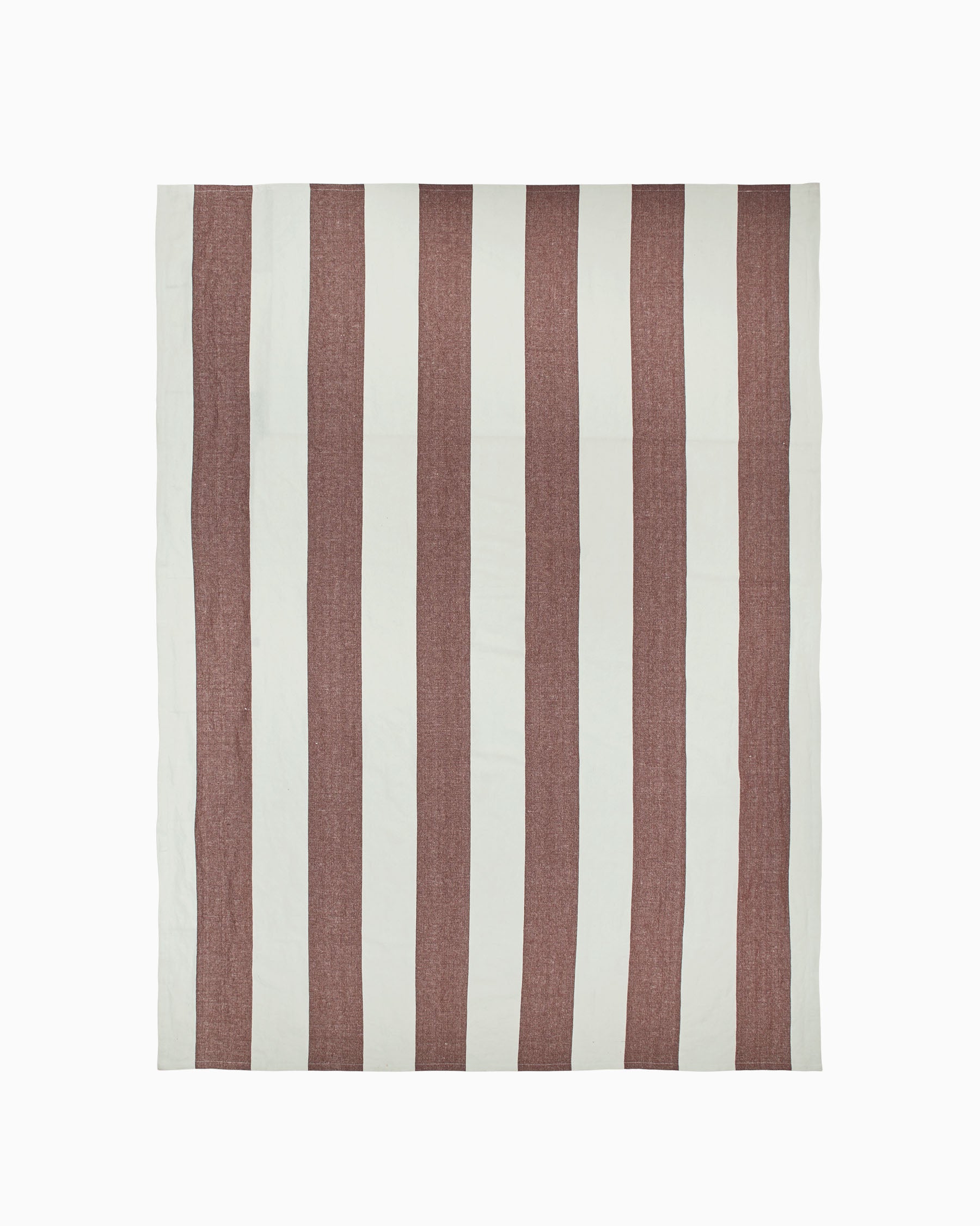 Hale Tablecloth - Chestnut/Frosted Lime