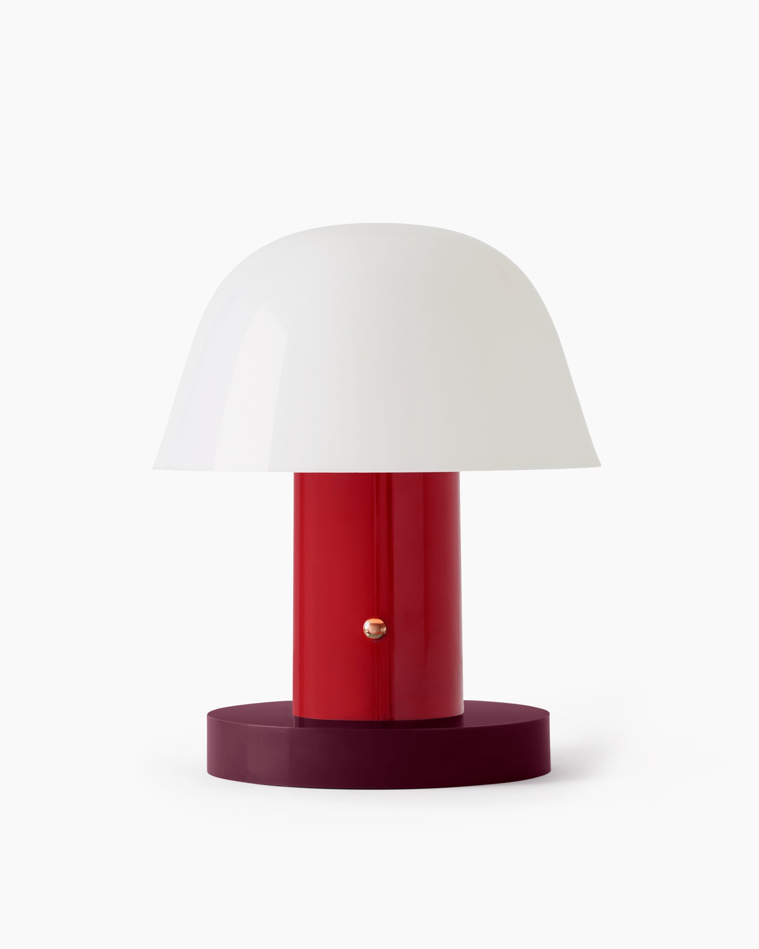 Setago Portable Table Lamp - Maroon/Grape