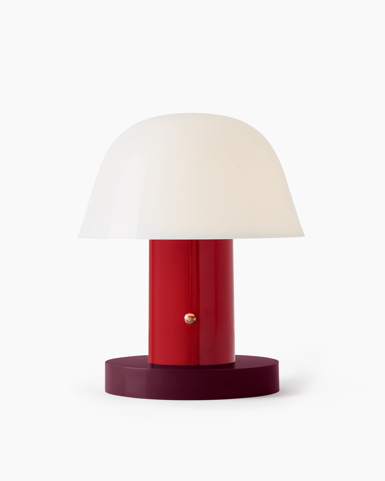 Setago Portable Table Lamp - Maroon/Grape