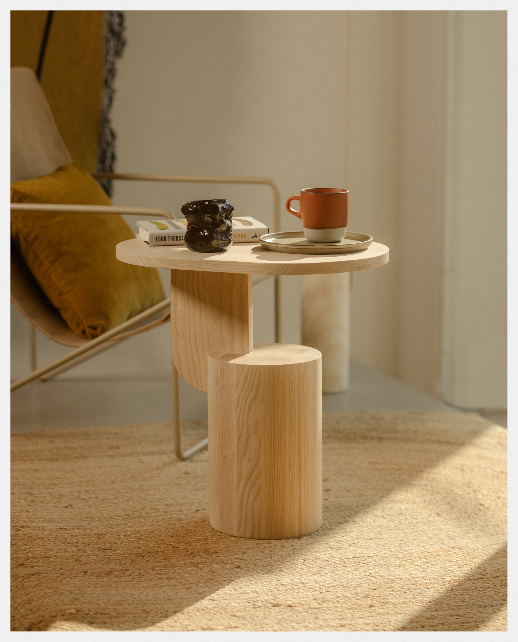 Insert Side Table - Natural Ash