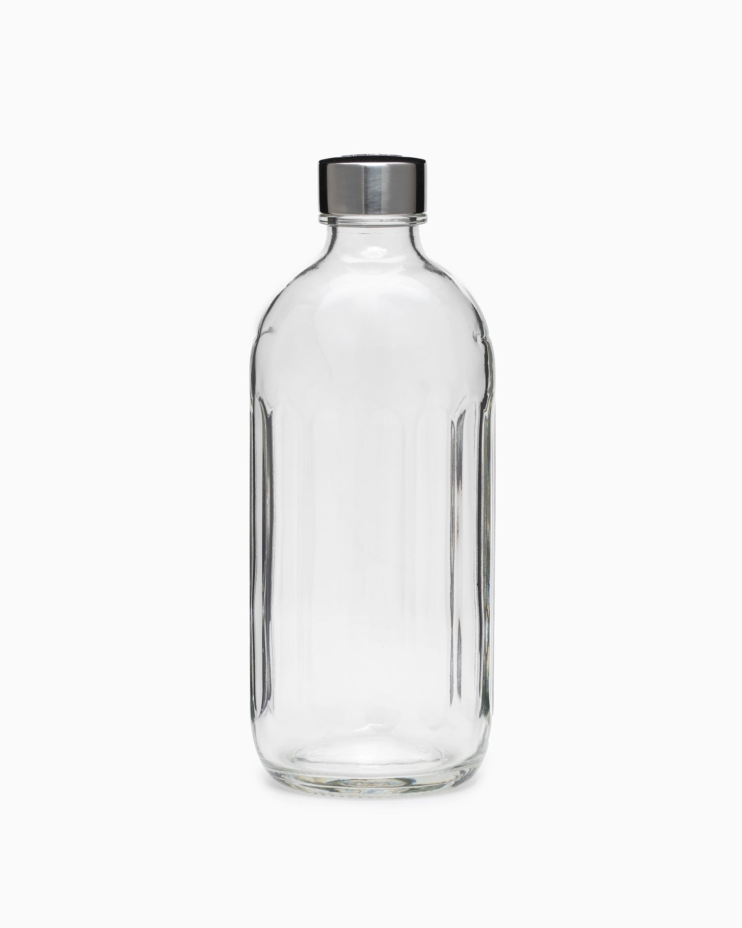 Aarke Glass Bottle - Stainless Steel