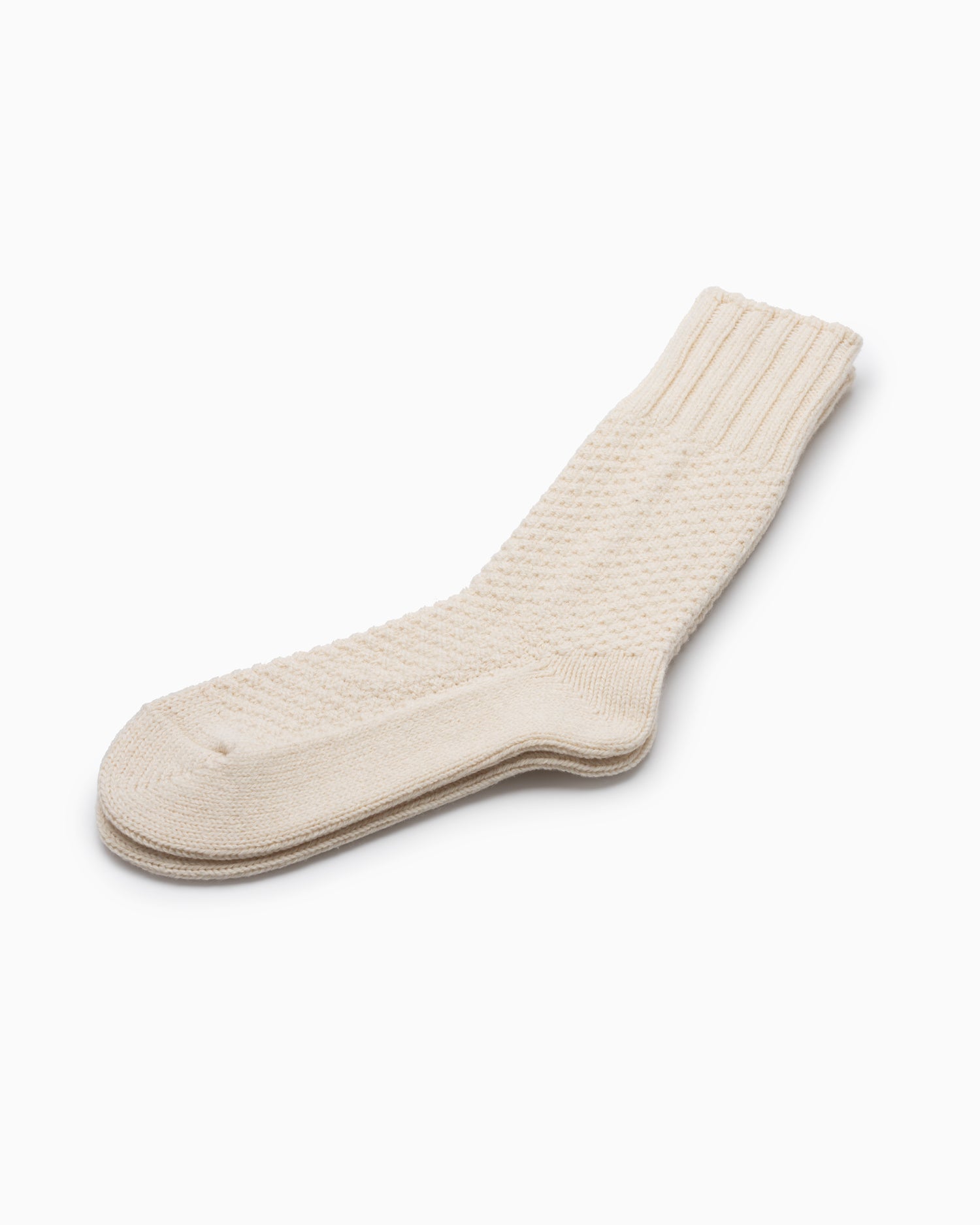 Boston Wool Boot Sock - Ivory