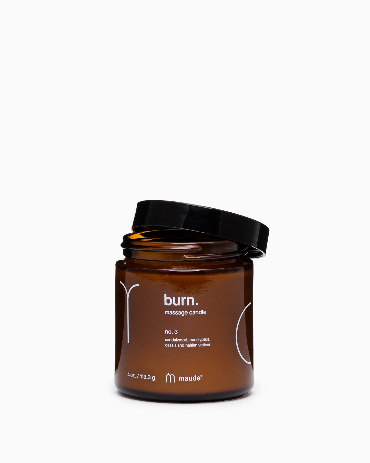 Burn N°3 Massage Candle - Maude