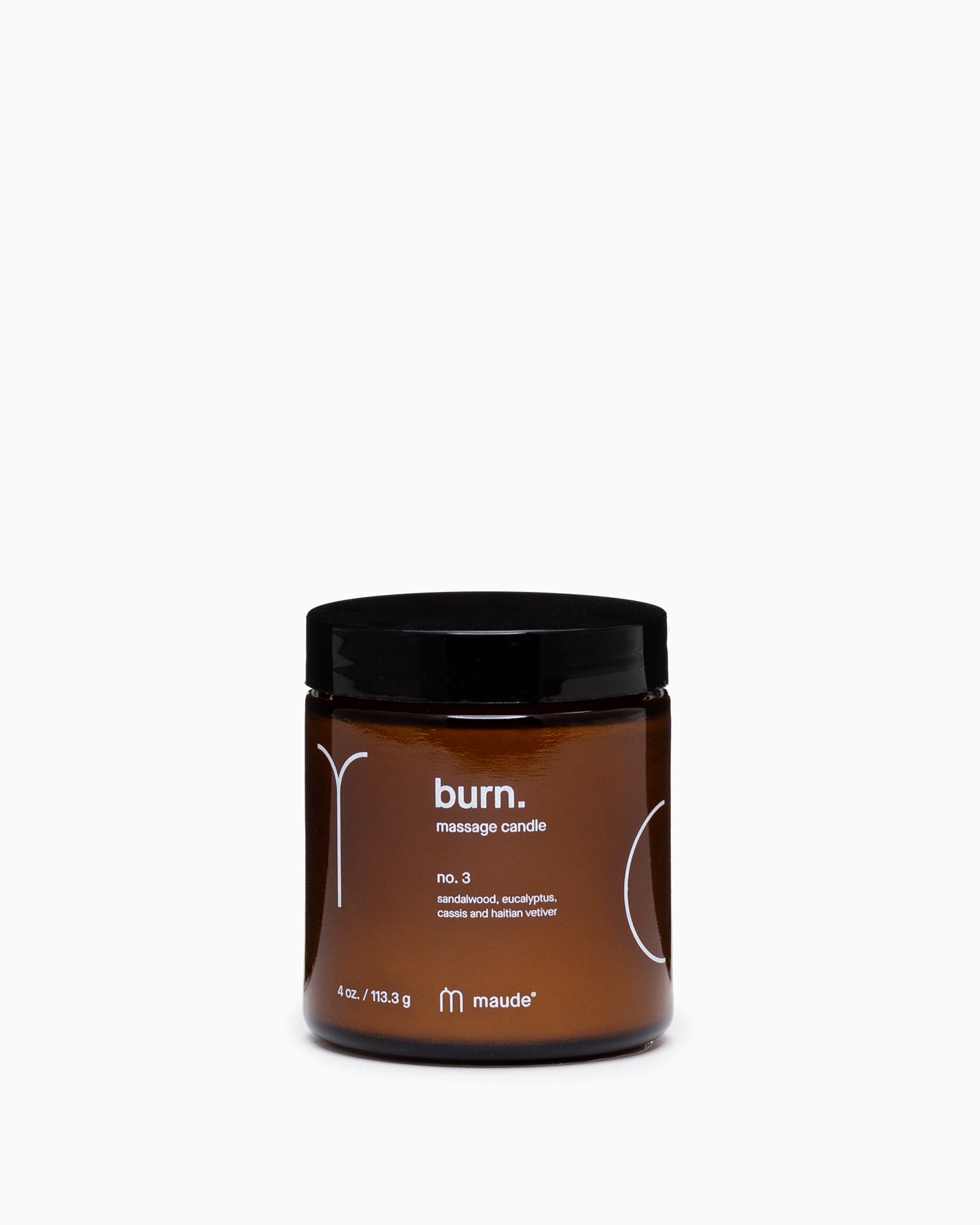 Burn N°3 Massage Candle - Maude