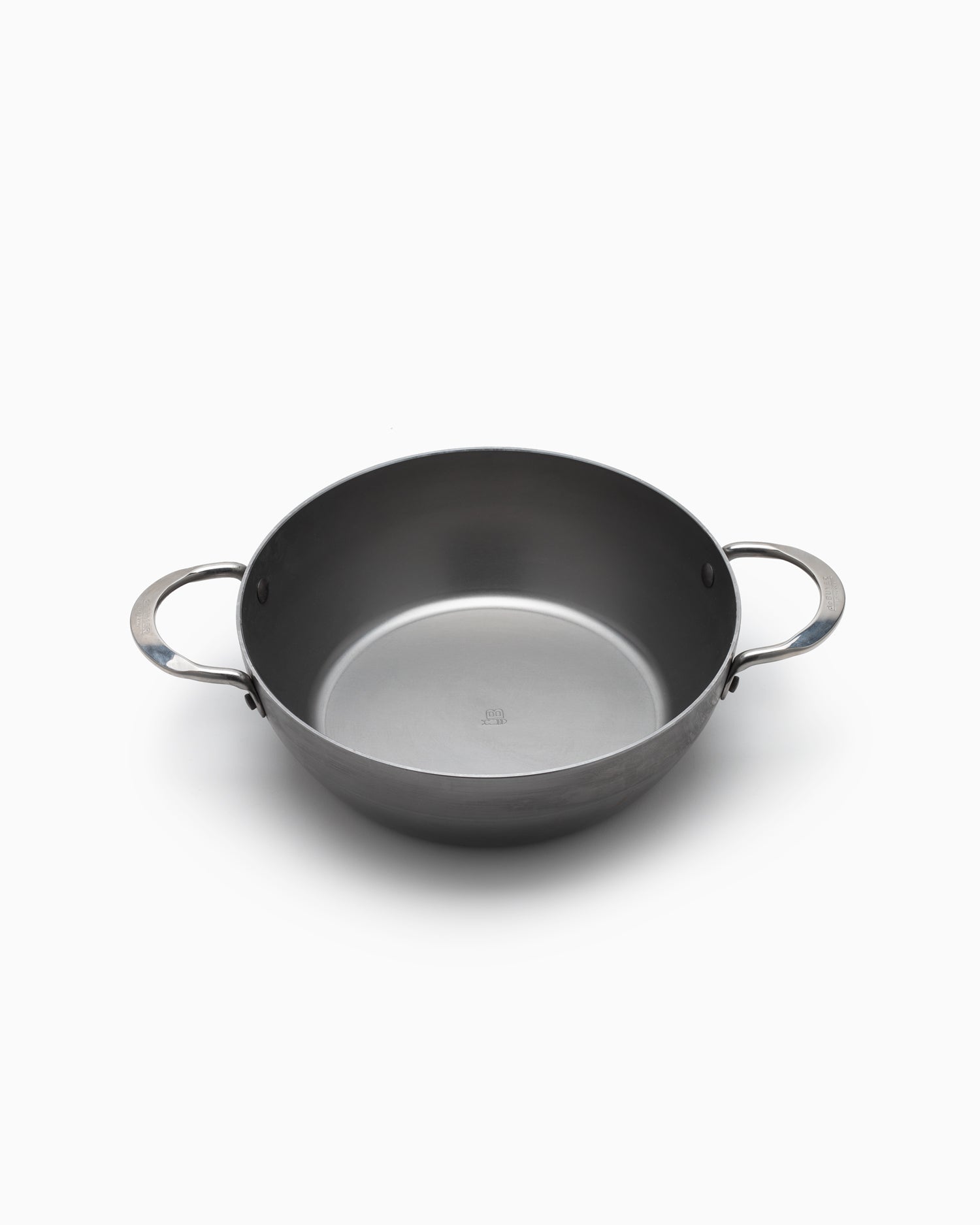 de Buyer 24cm Mineral B Two Handled Country Frying Pan