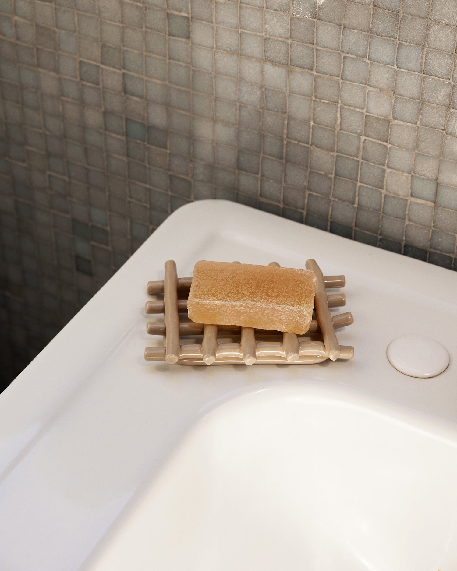 Ceramic Soap Tray - Cashmere