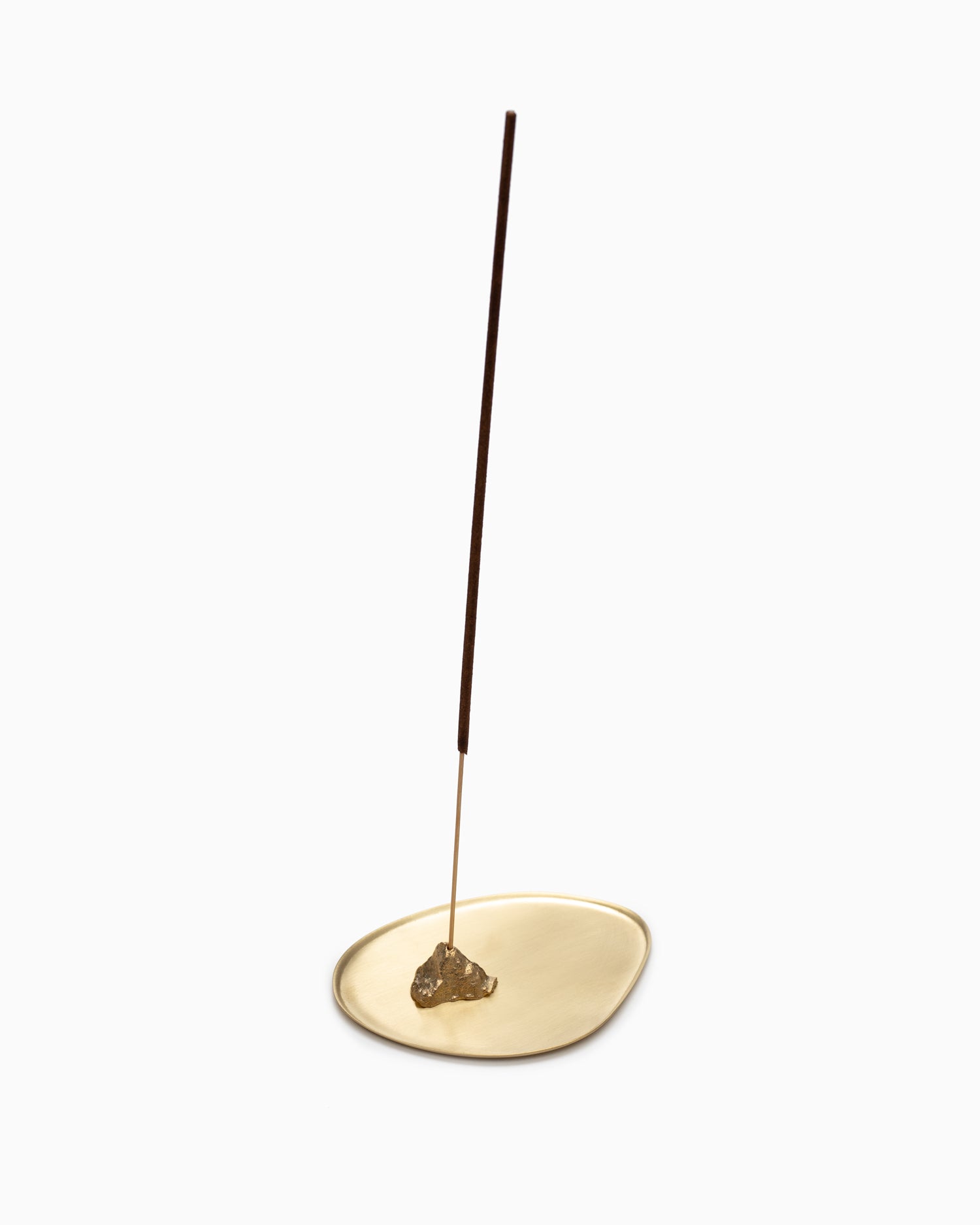 Stone Incense Burner - Brass