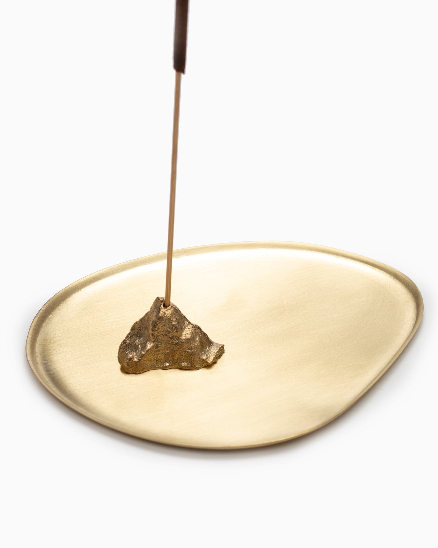 Stone Incense Burner - Brass