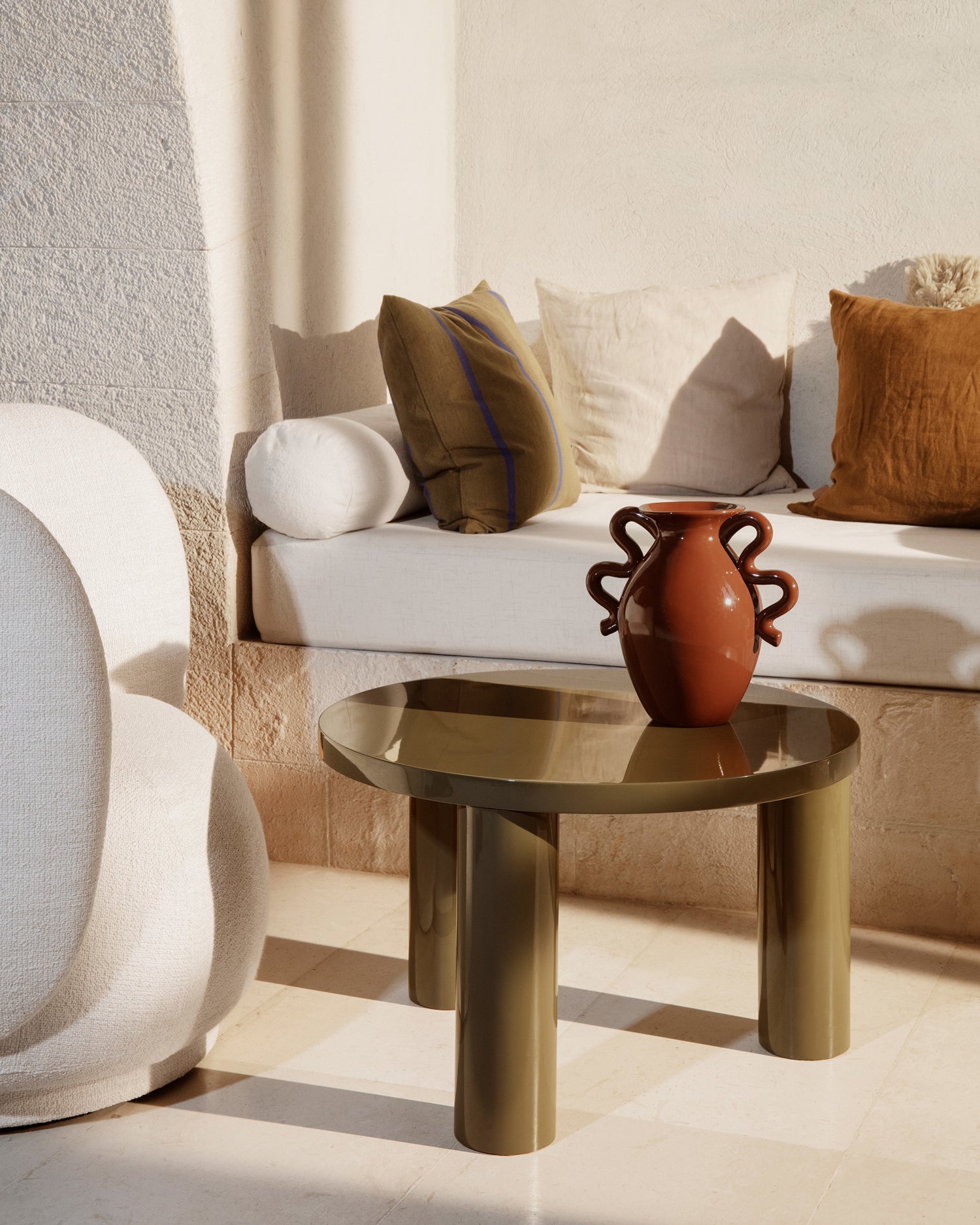 Verso Table Vase - Terracotta