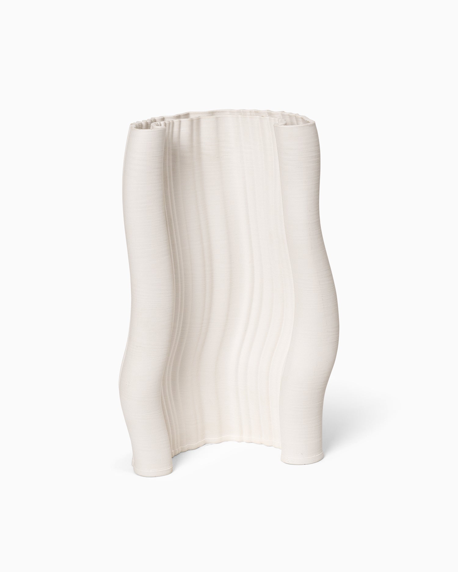Moire Vase - Off White