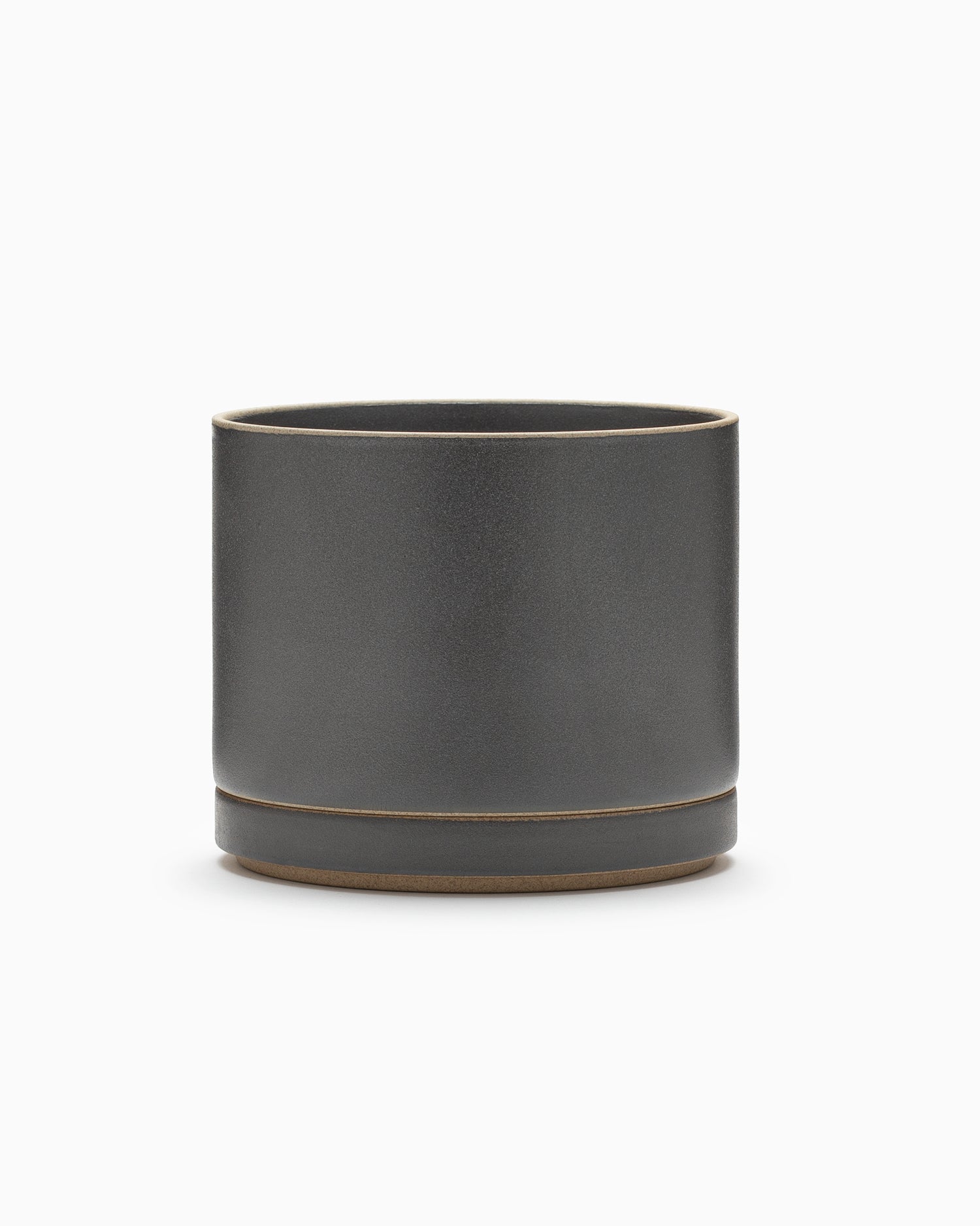Hasami Porcelain Large Planter Matte Black (HPB045)