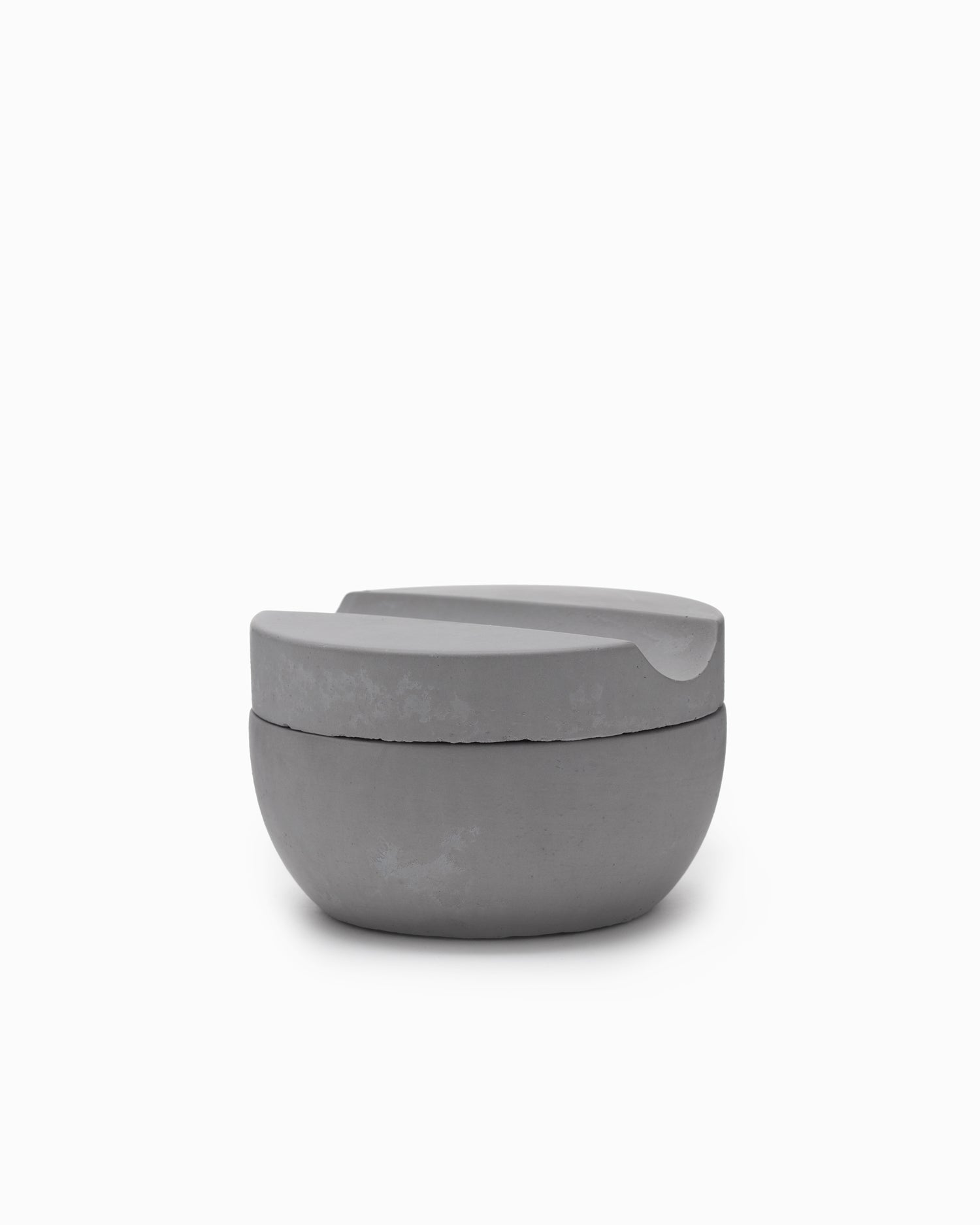 Concrete Shaving Bowl w/Soap & Brush - Iris Hantverk