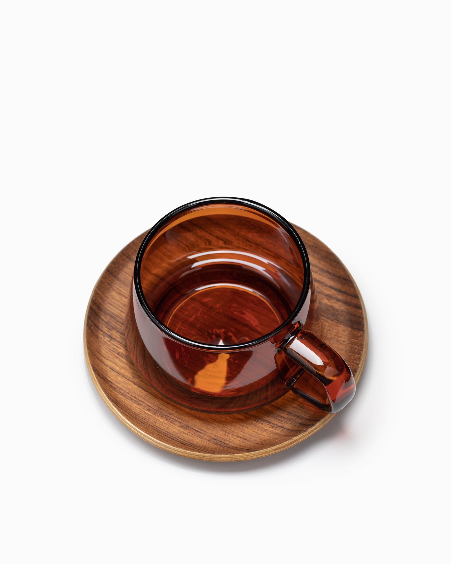 Amber Sepia Cup & Saucer