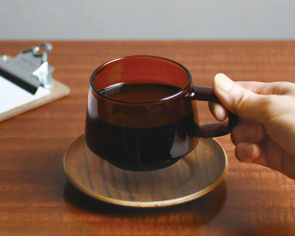 Amber Sepia Cup & Saucer