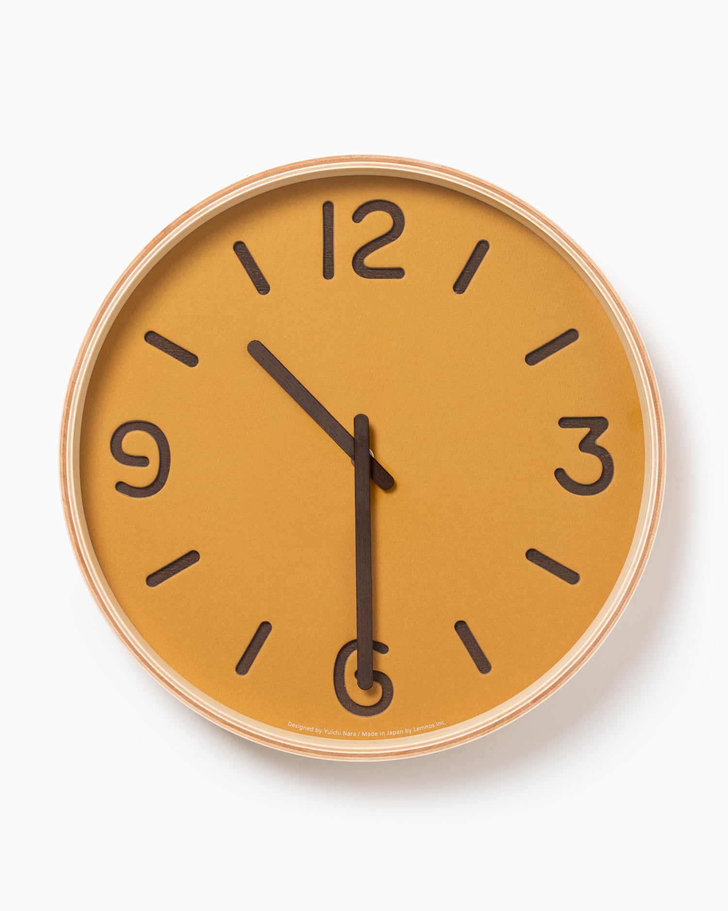 Thomson Paper Clock - Saffron