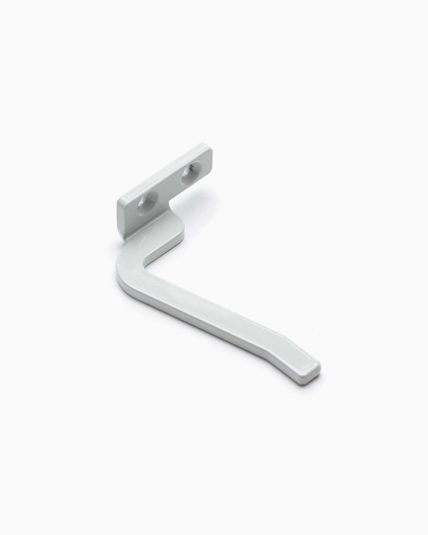 Flat Wedge Hook - Pale Grey